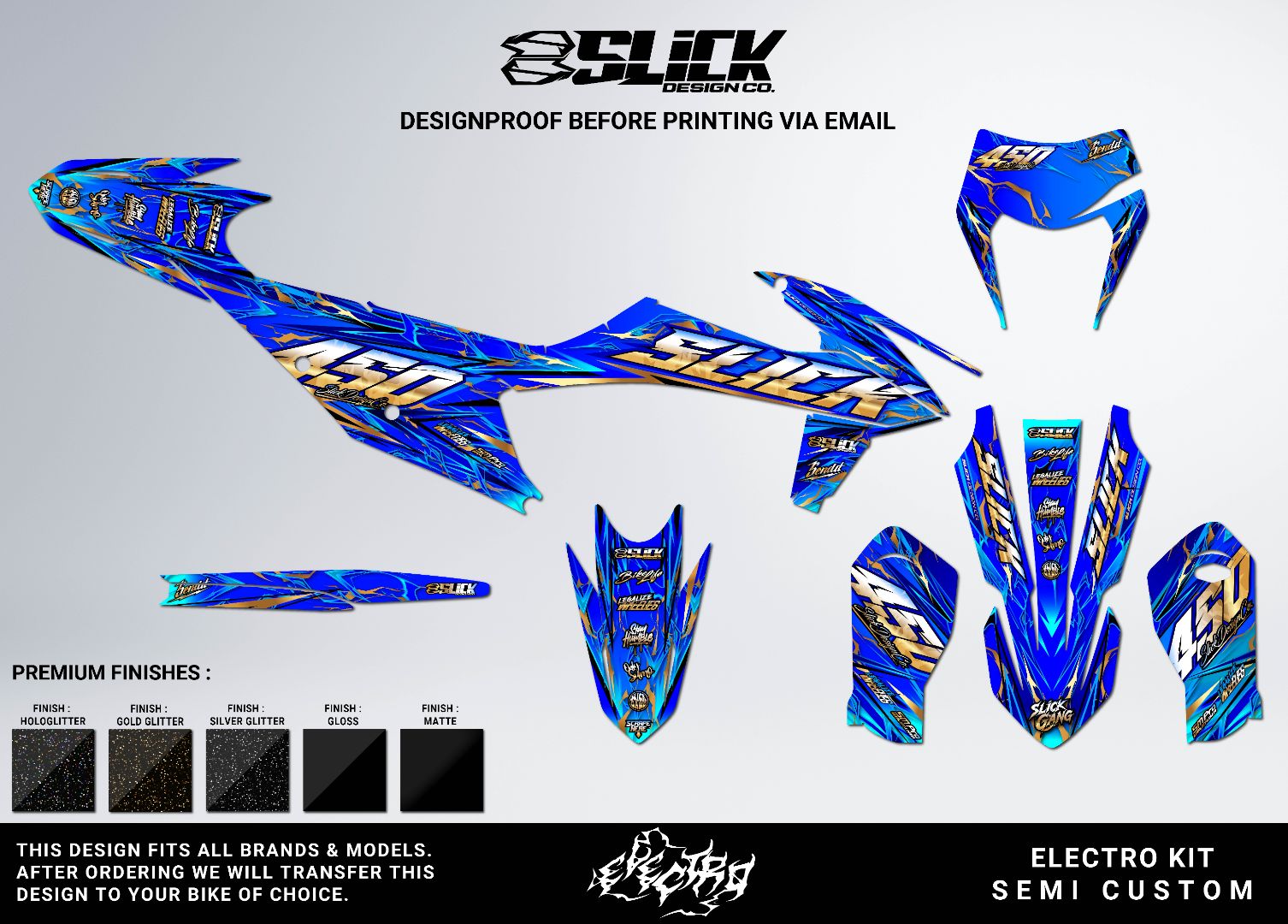 NEW! ELECTRO RAGE - GRAPHICS KIT