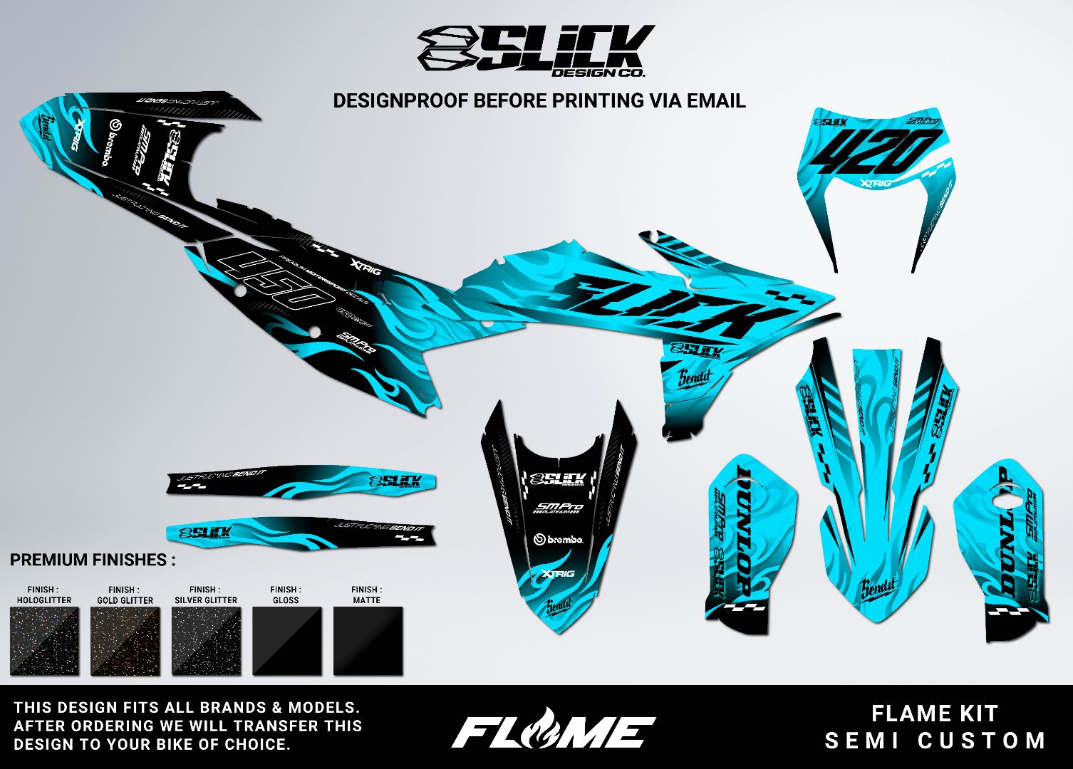 NEW! FLAME - GRAPHICS KIT