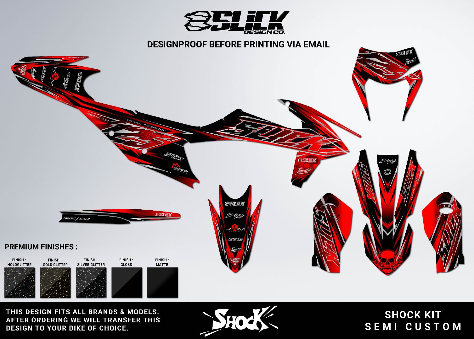 NEW! SHOCK - GRAPHICS KIT