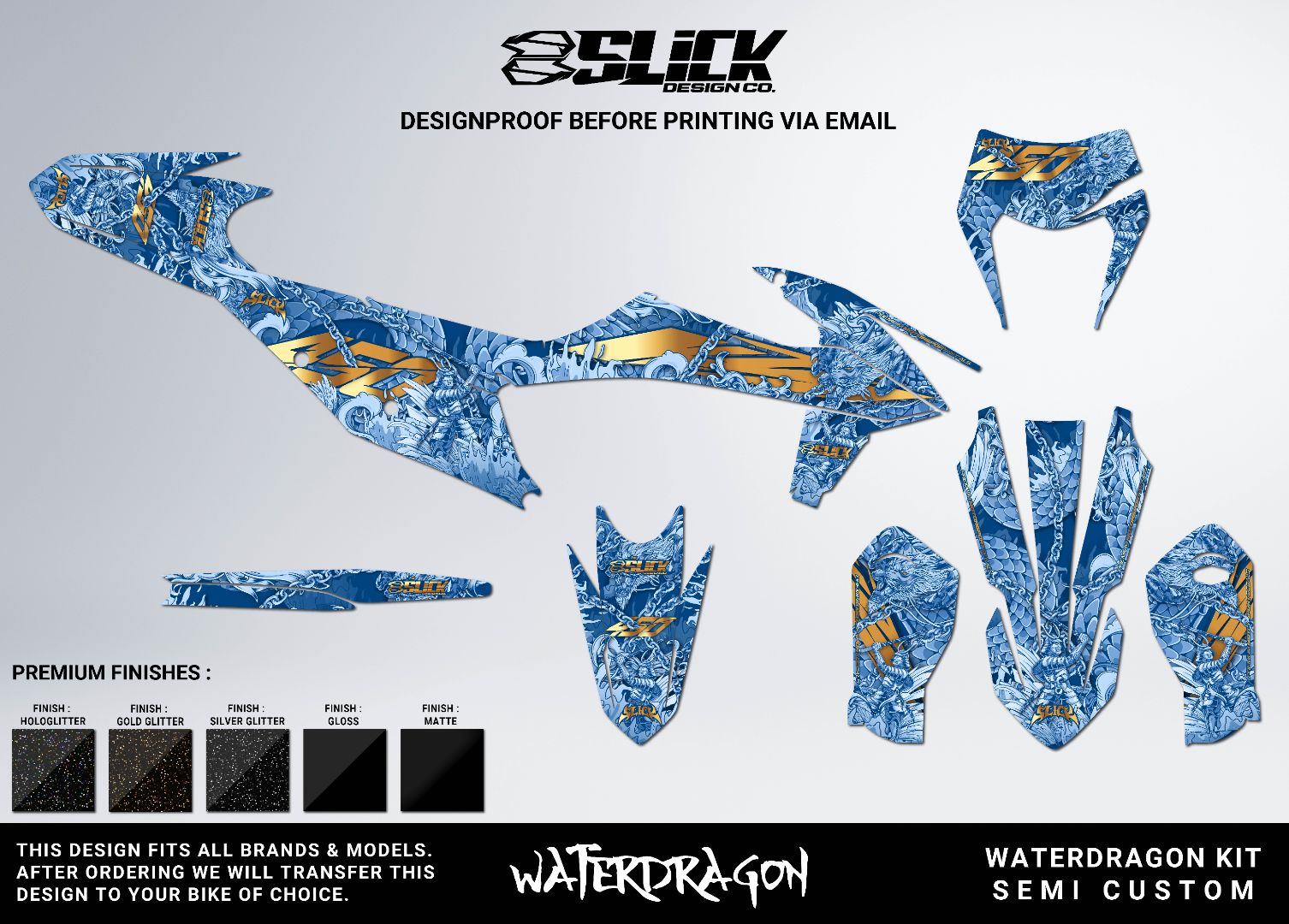 NEW! WATERDRAGON - GRAPHICS KIT