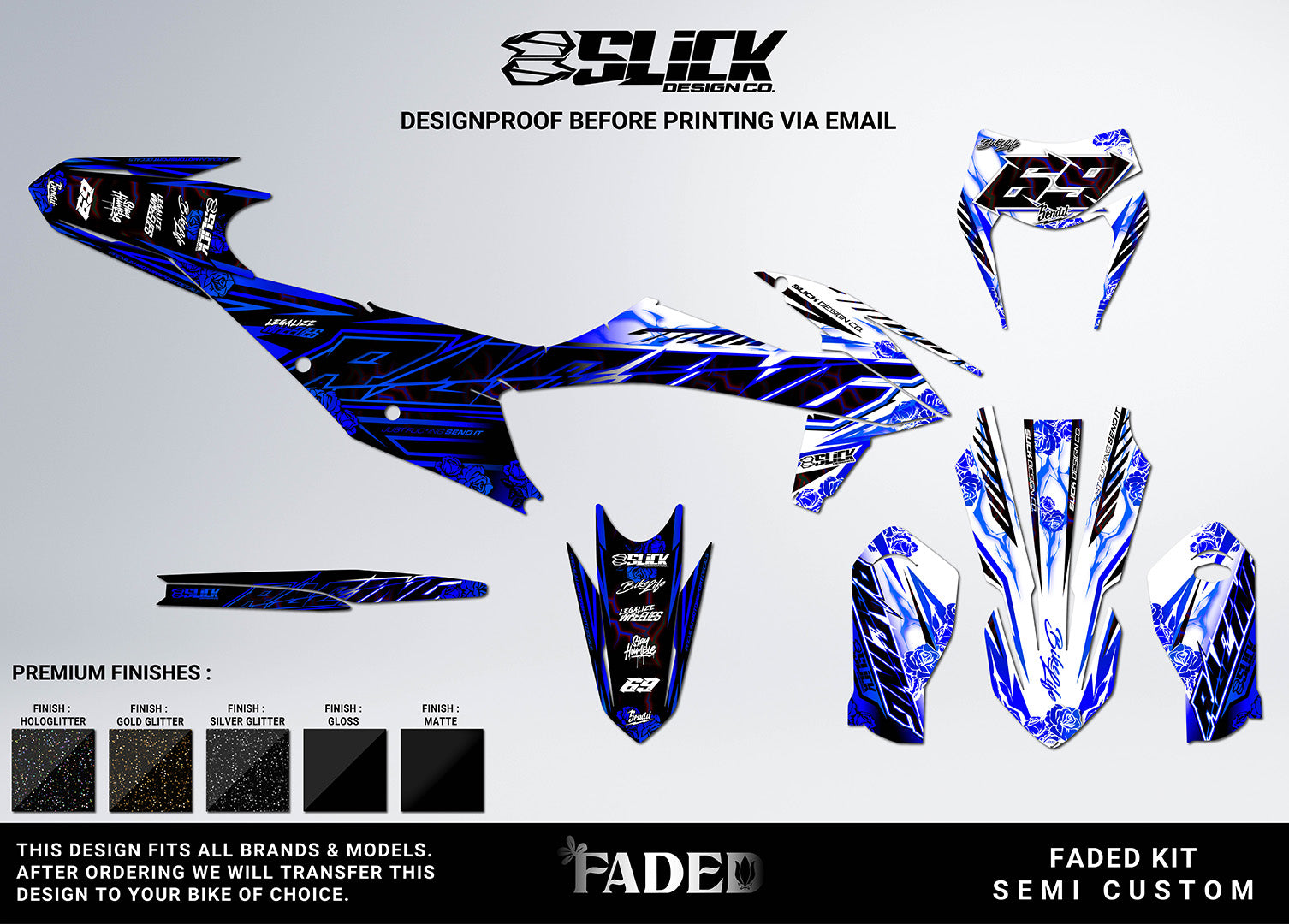 NEW! FADED - GRAPHICS KIT