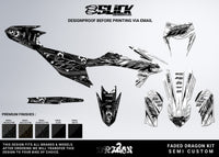 NEW! FADED DRAGON - GRAPHICS KIT