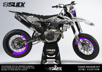NEW! FADED DRAGON - GRAPHICS KIT