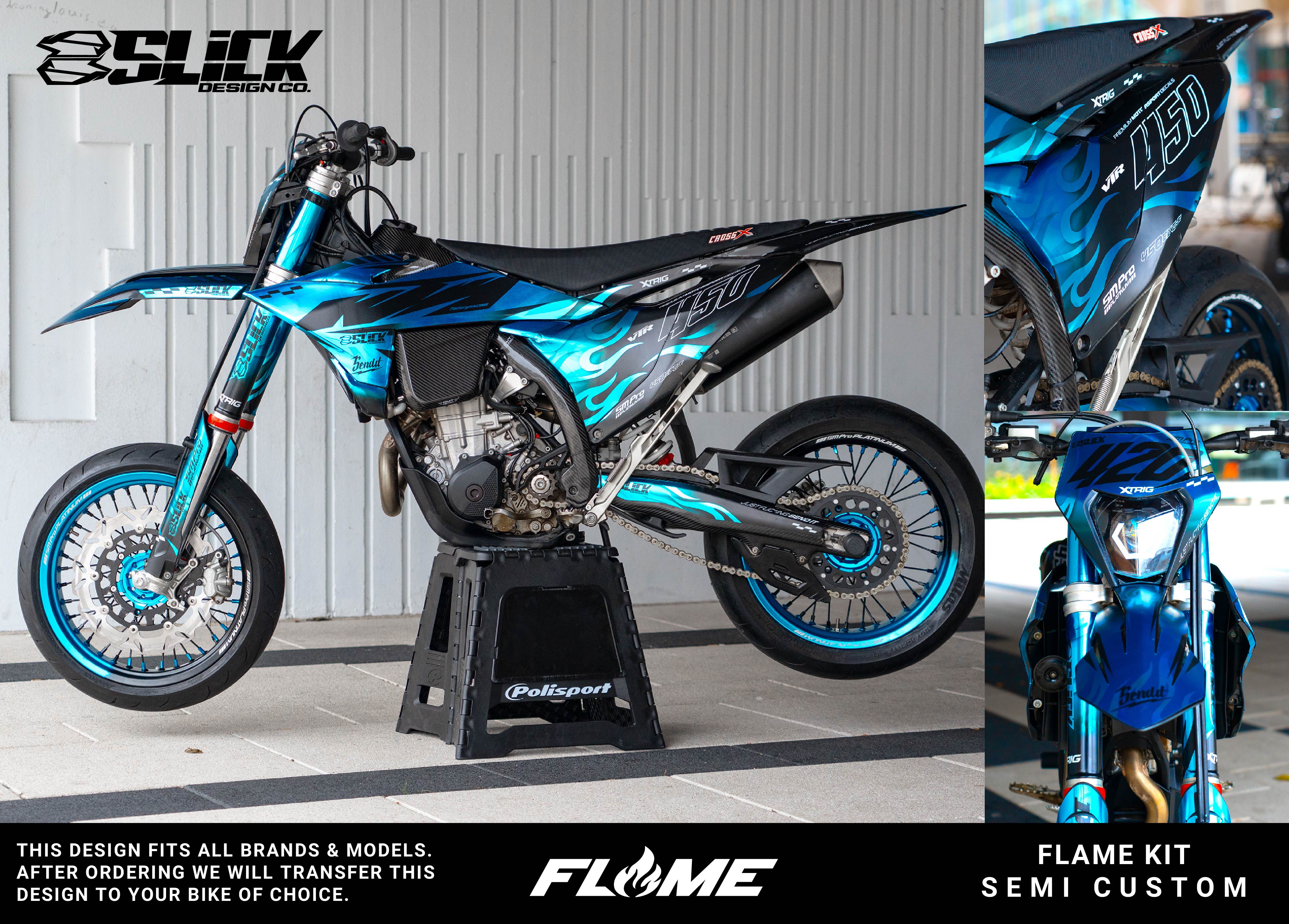 NEW! FLAME - GRAPHICS KIT