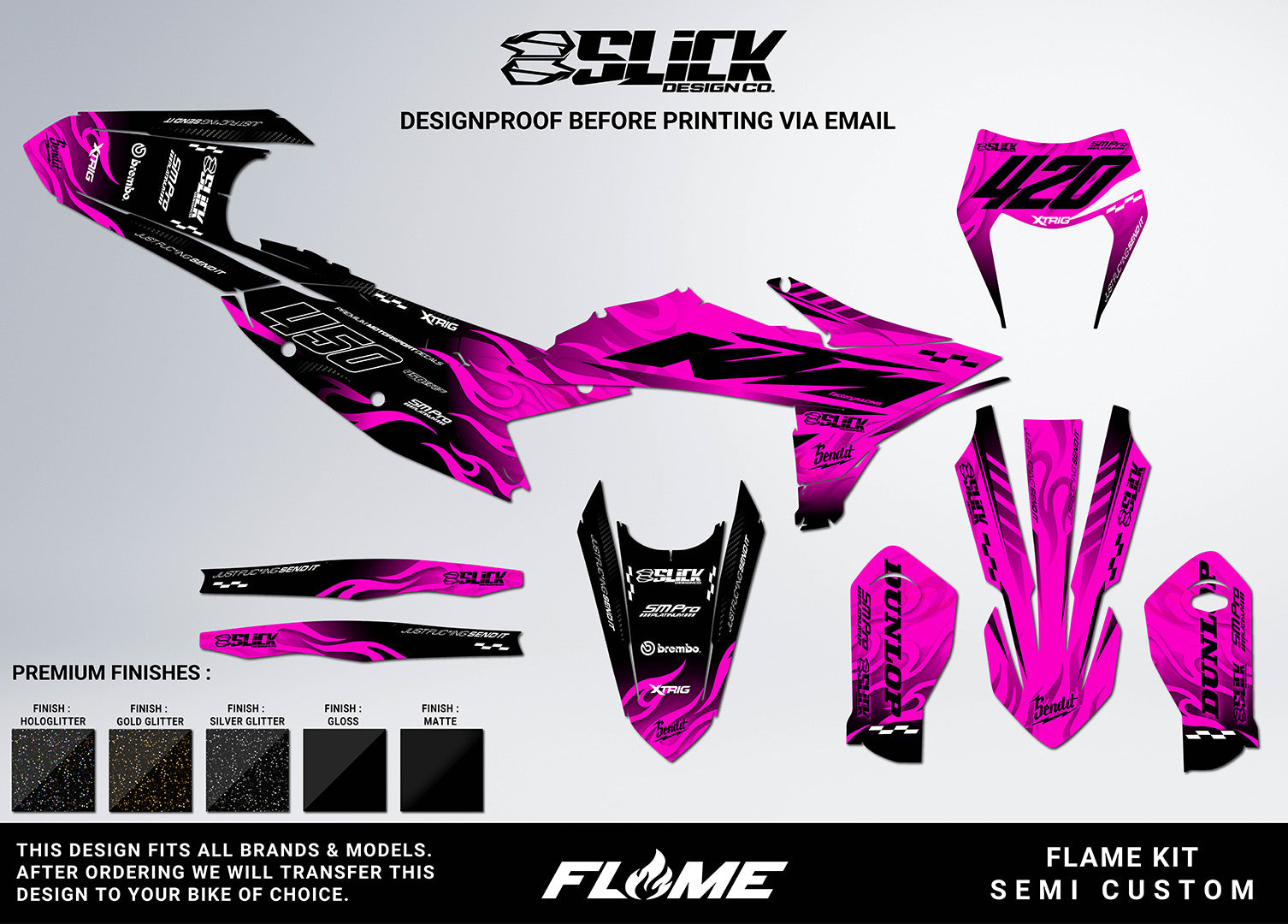 NEW! FLAME - GRAPHICS KIT