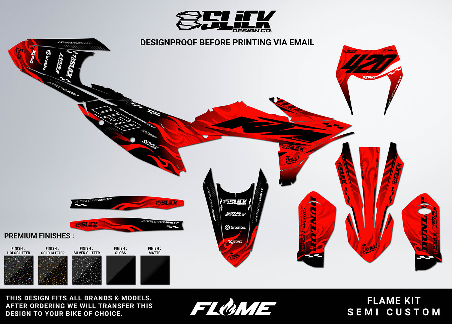 NEW! FLAME - GRAPHICS KIT