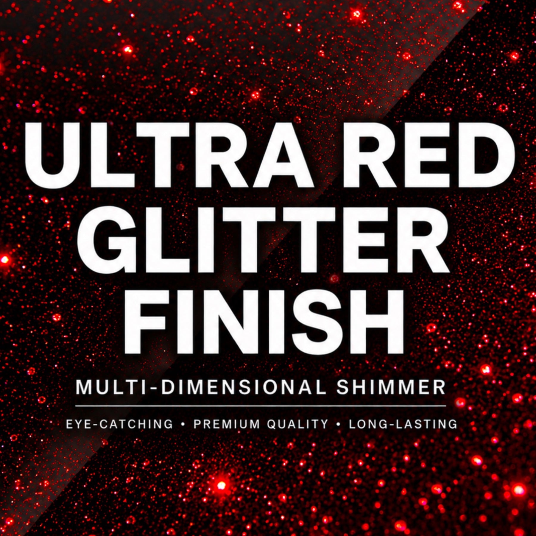 Ultra Red Glitter Finish (Gloss)