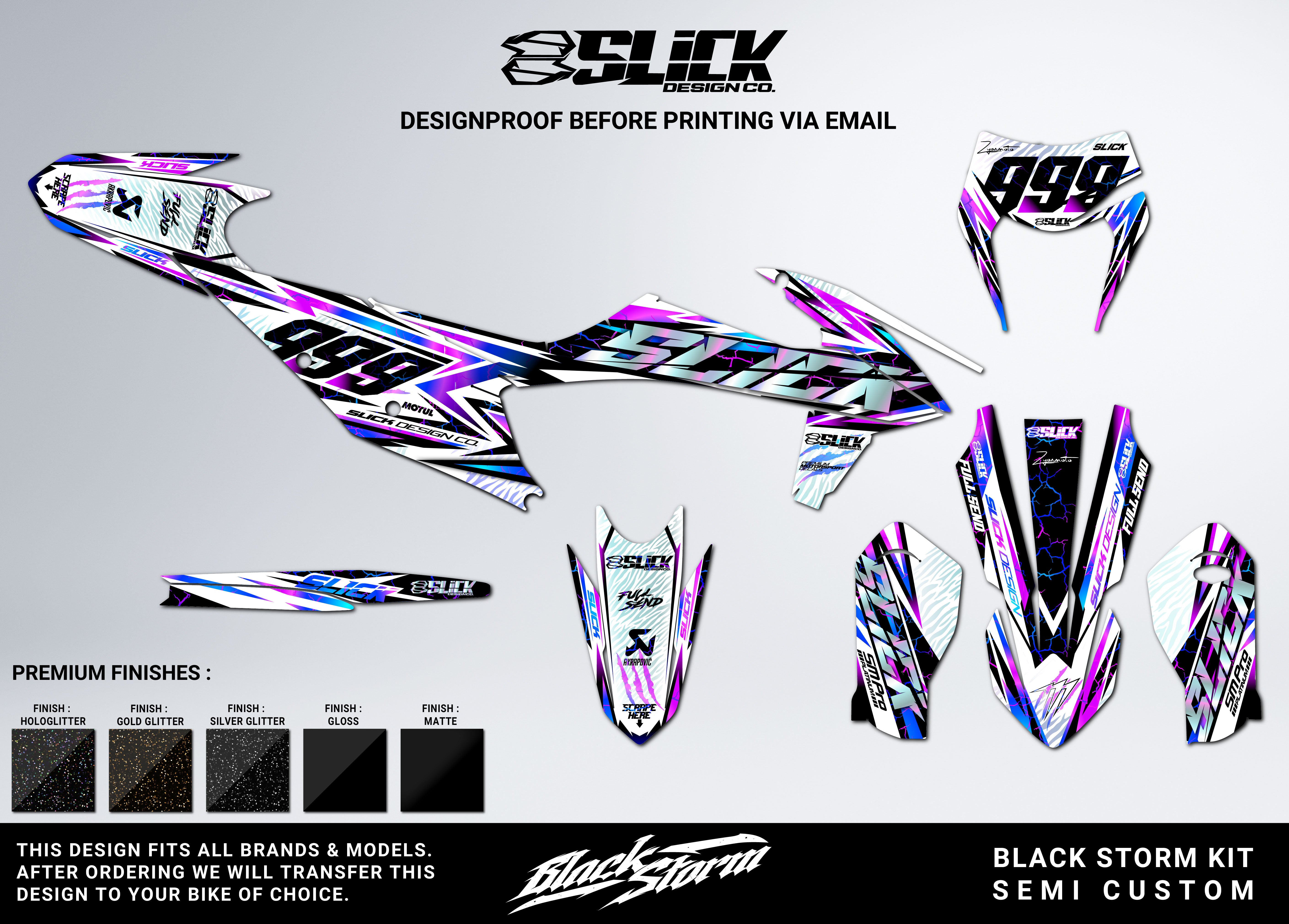 BLACK STORM - KIT GRAFICO