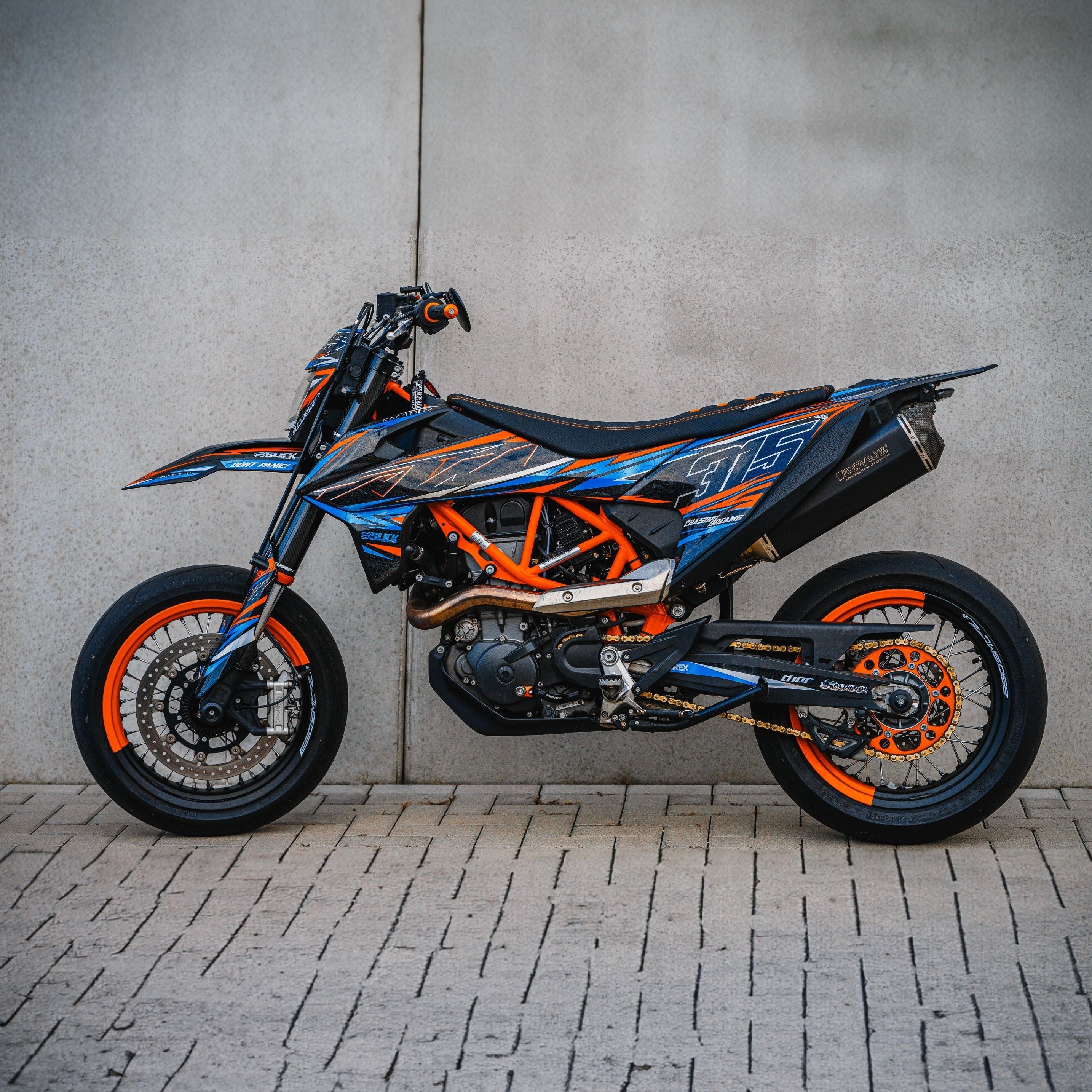 50/50 Supermoto Felgen-Dekor-Aufkleber