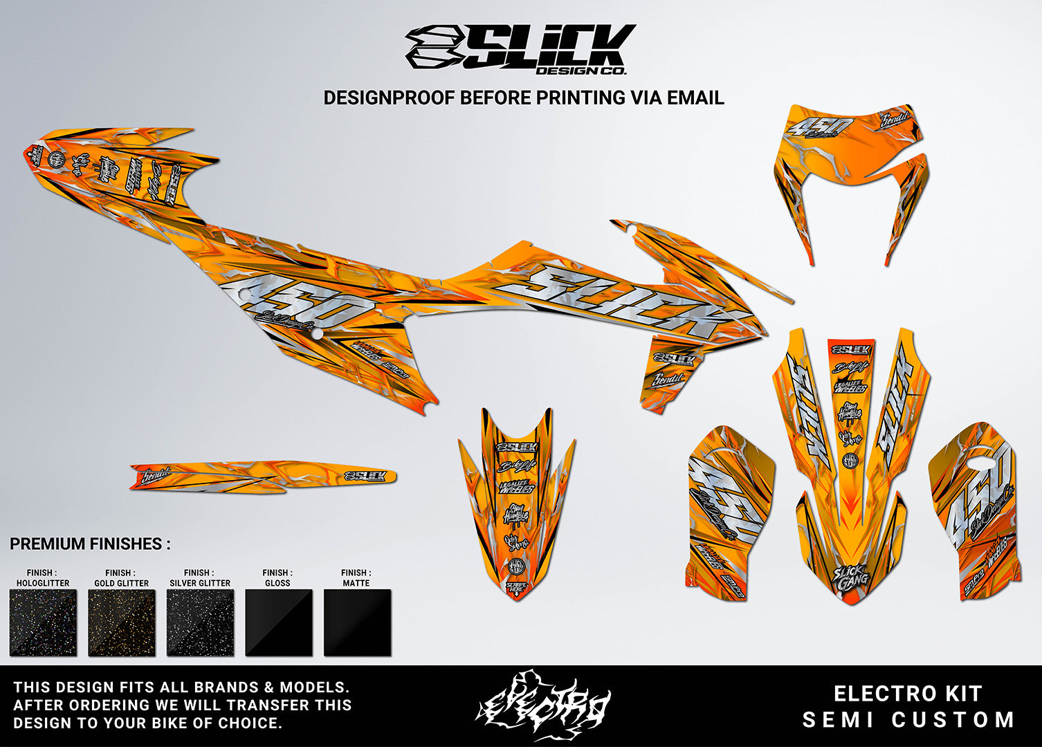 NEW! ELECTRO RAGE - GRAPHICS KIT