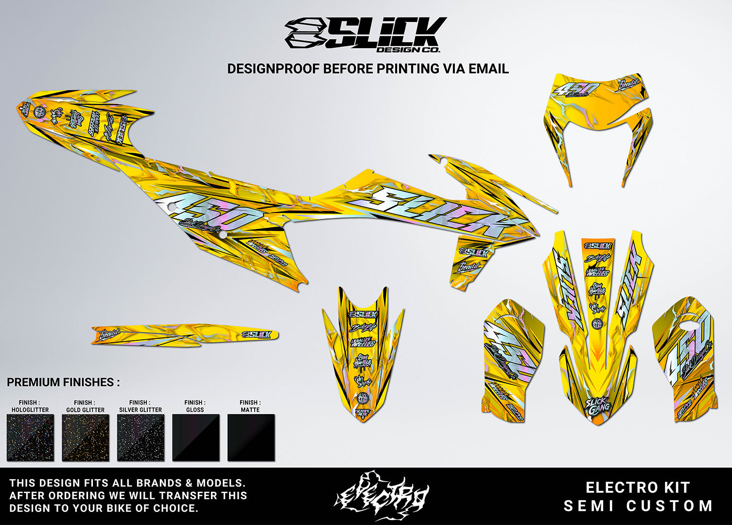 NEW! ELECTRO RAGE - GRAPHICS KIT