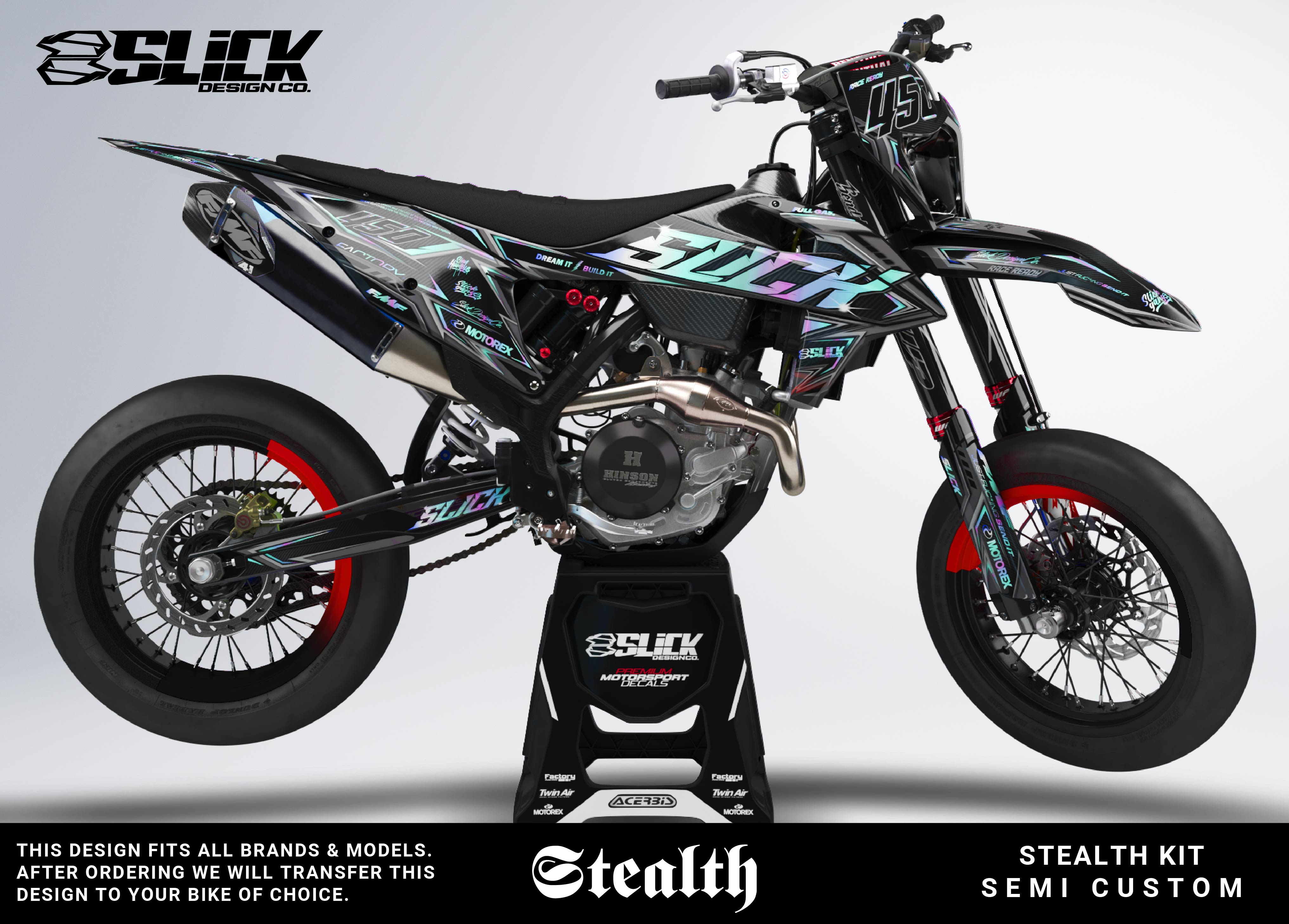 NEW! STEALTH - GRAPHICS KIT