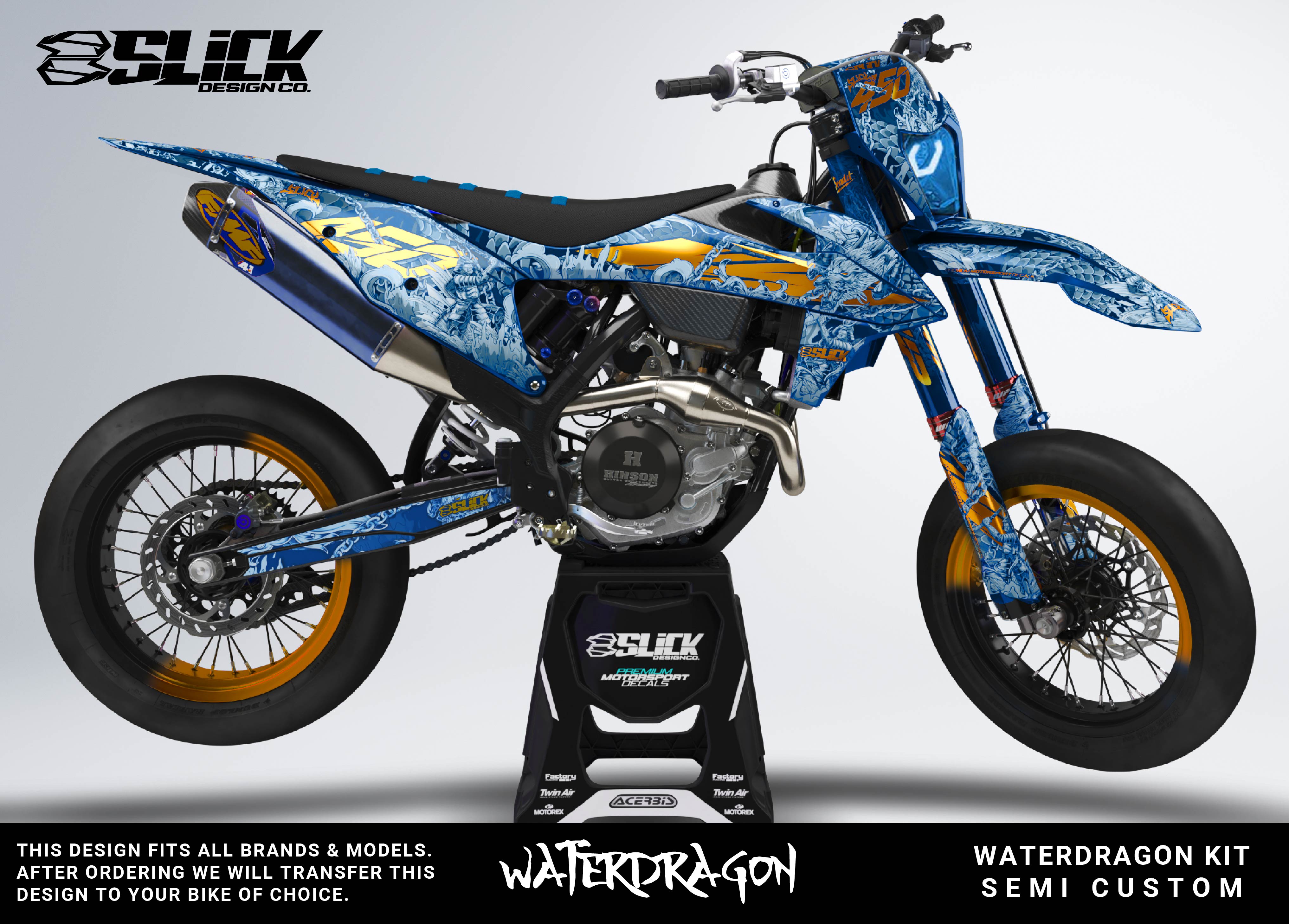 NEW! WATERDRAGON - GRAPHICS KIT