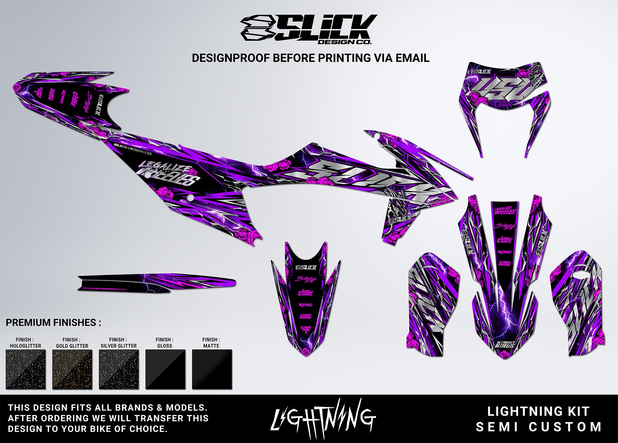 NEW! LIGHTNING - GRAPHICS KIT