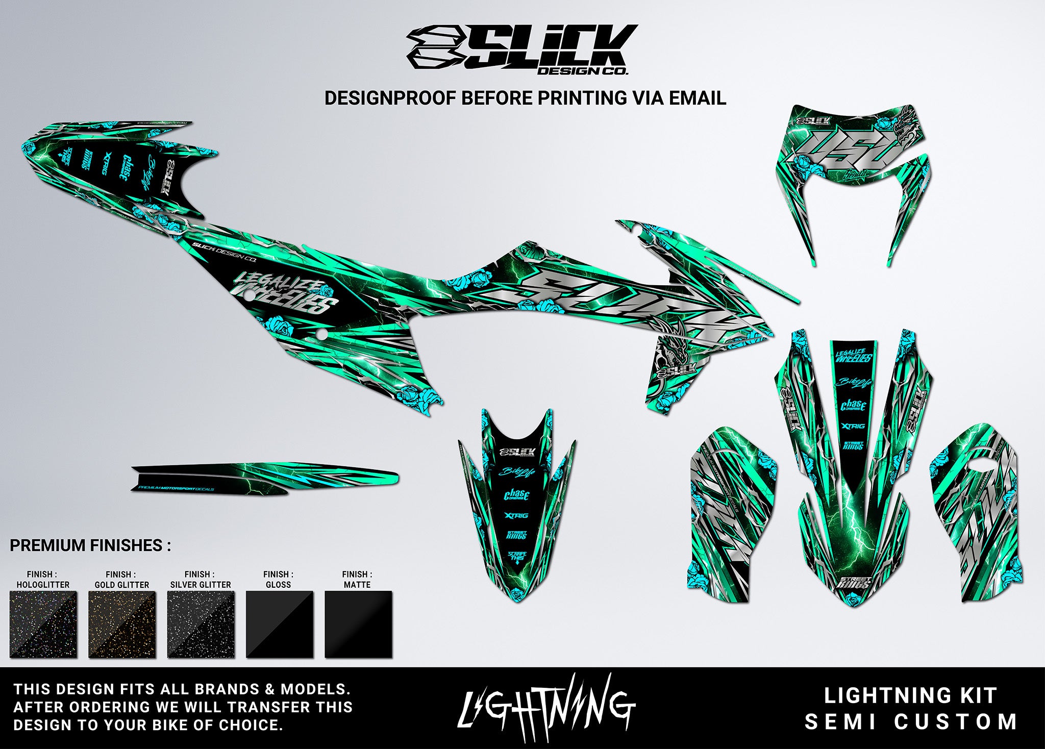 NEW! LIGHTNING - GRAPHICS KIT