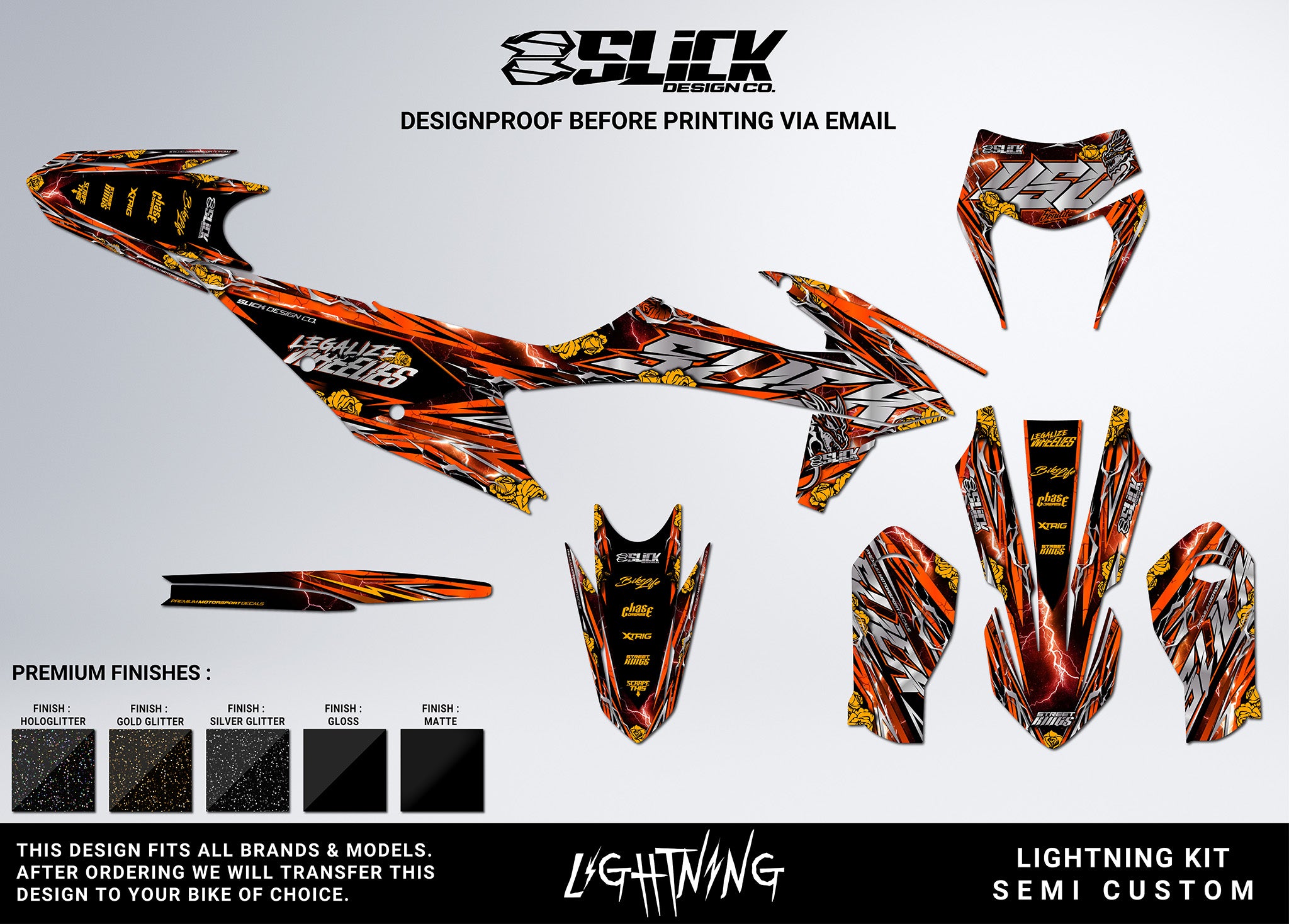 NEW! LIGHTNING - GRAPHICS KIT