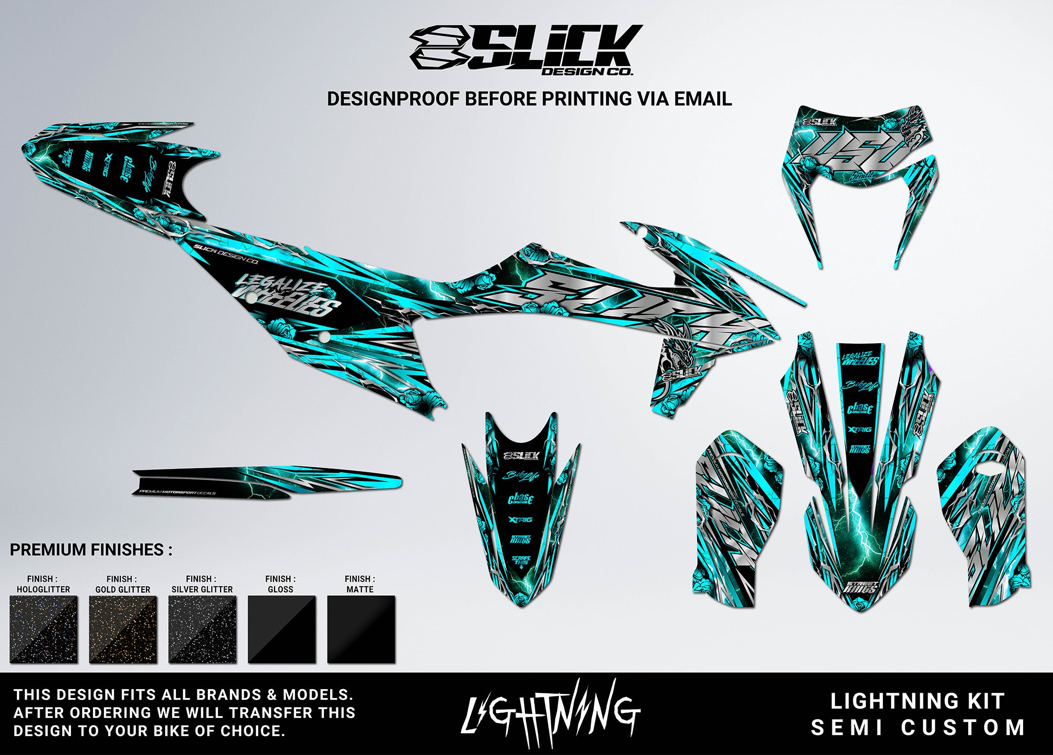 NEW! LIGHTNING - GRAPHICS KIT