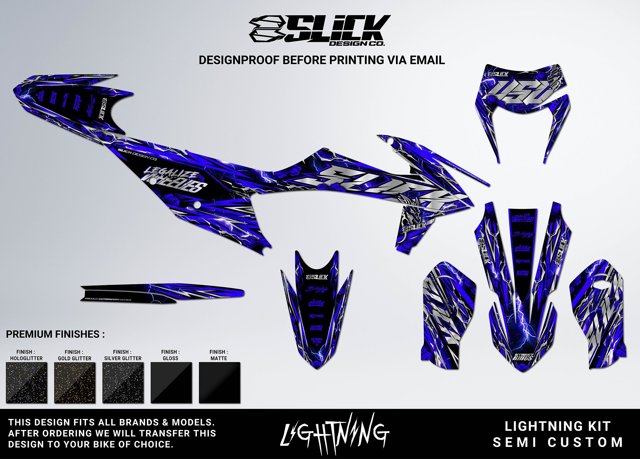 NEW! LIGHTNING - GRAPHICS KIT