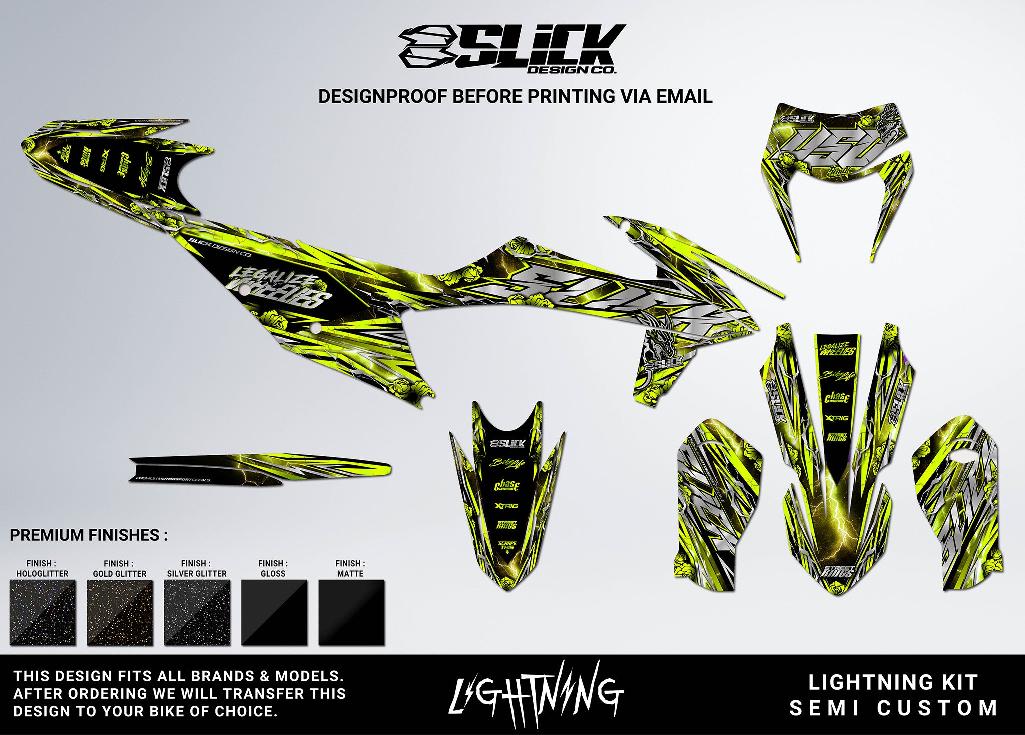 NEW! LIGHTNING - GRAPHICS KIT