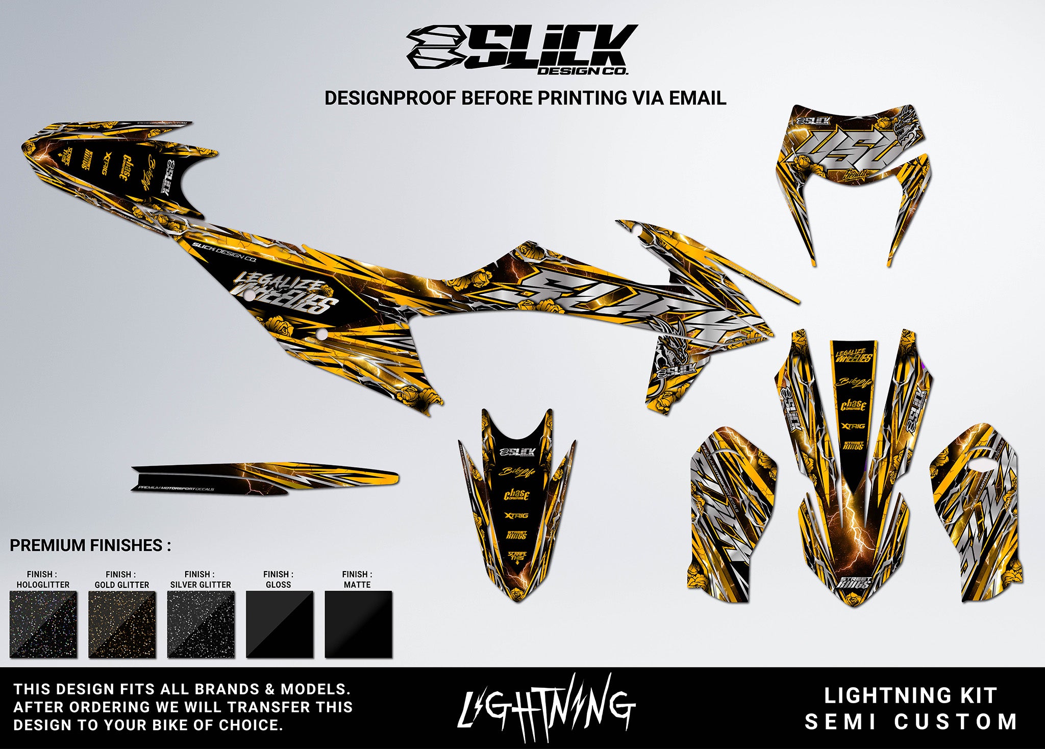 NEW! LIGHTNING - GRAPHICS KIT