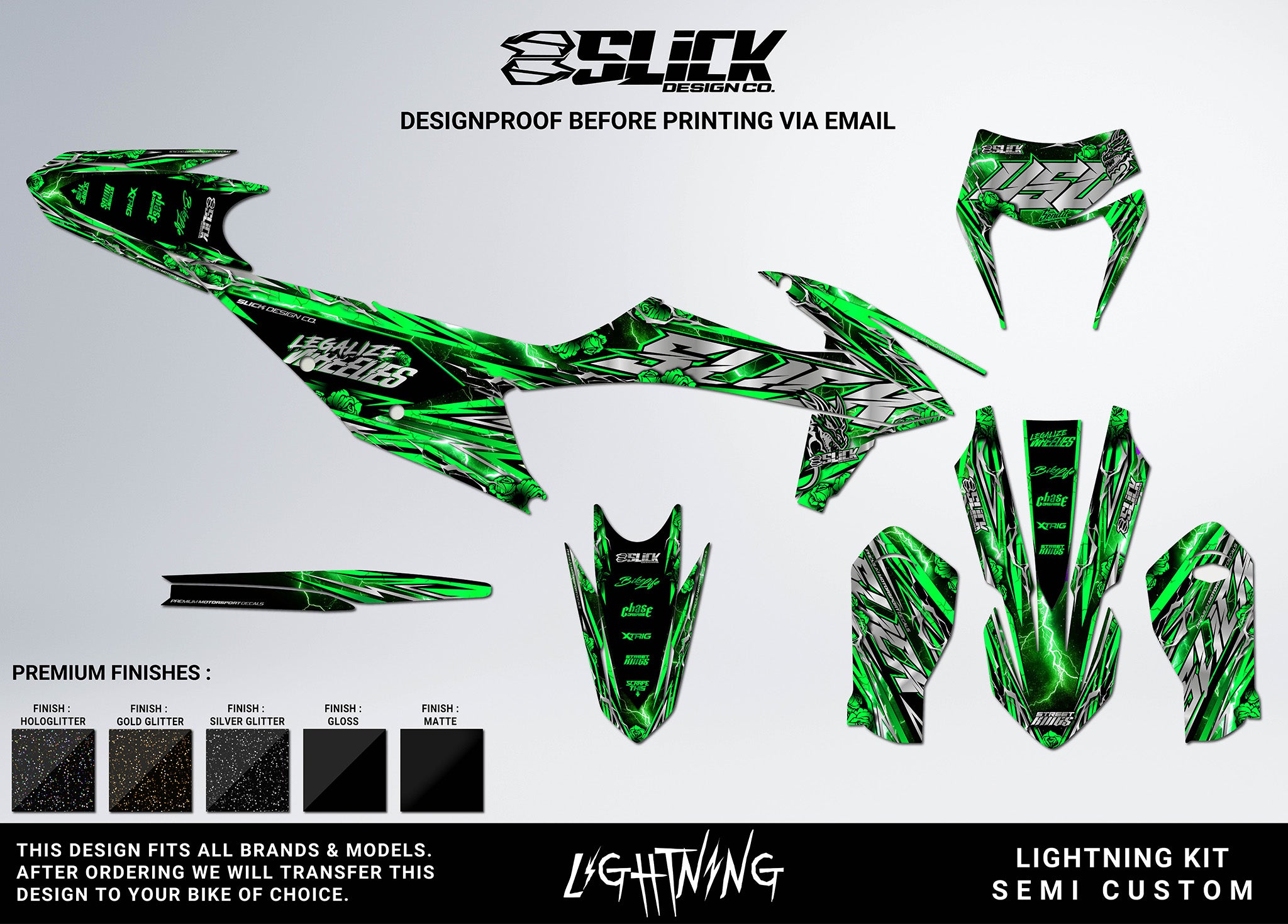NEW! LIGHTNING - GRAPHICS KIT