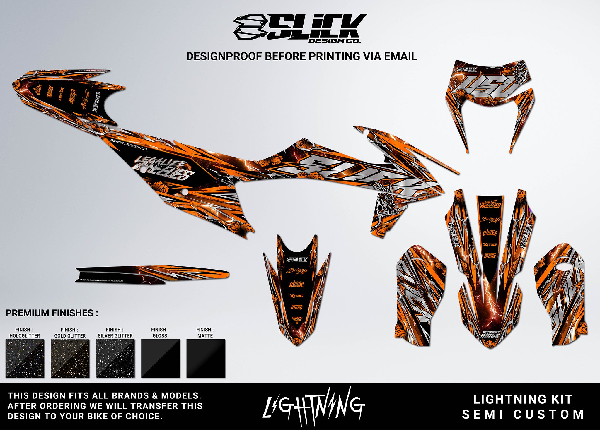 NEW! LIGHTNING - GRAPHICS KIT