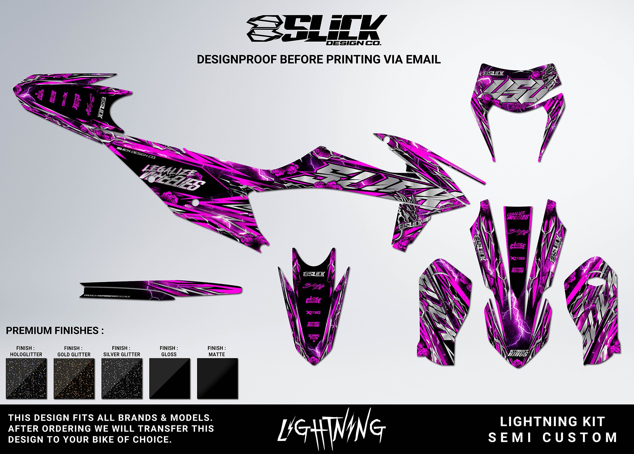 NEW! LIGHTNING - GRAPHICS KIT