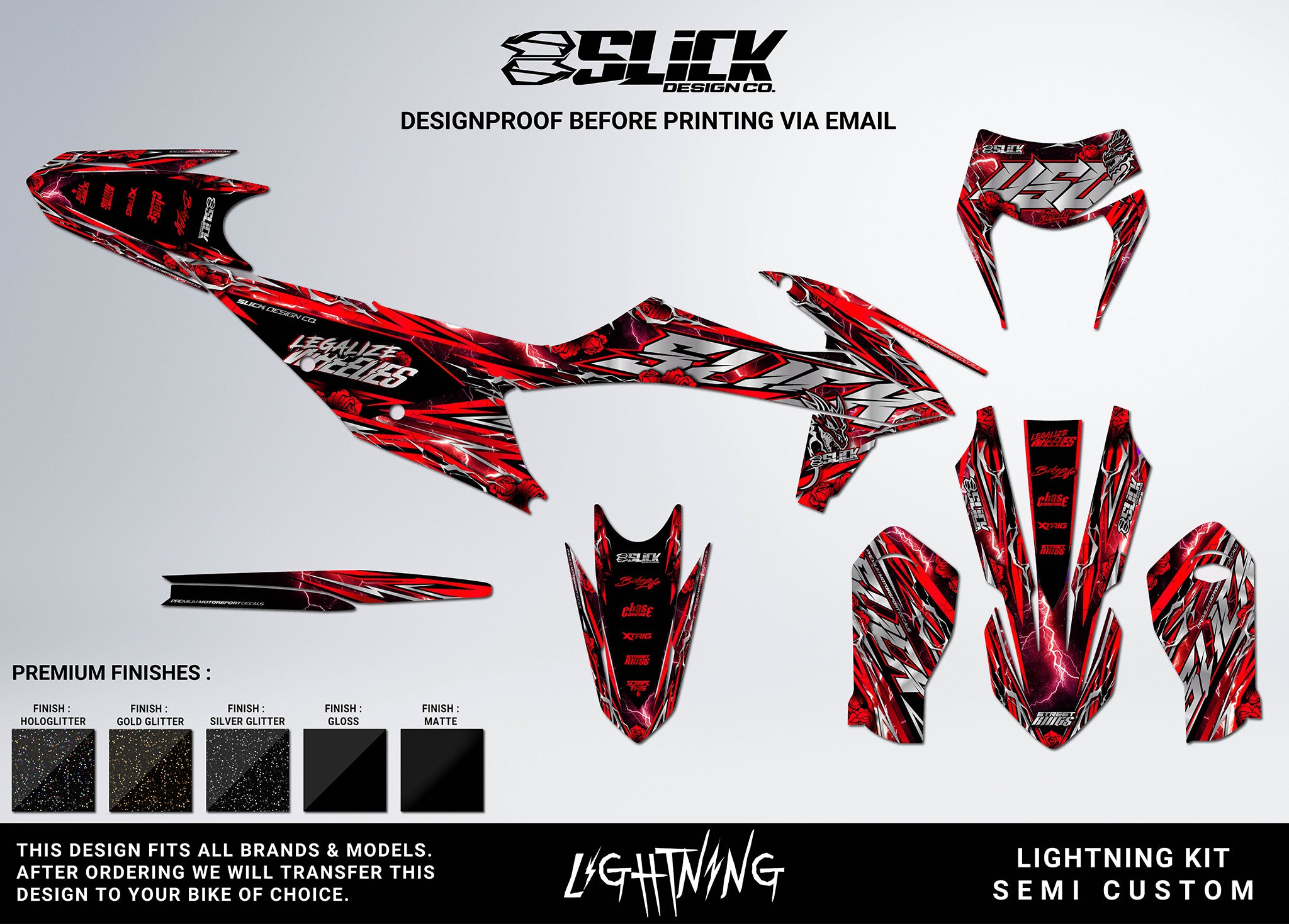NEW! LIGHTNING - GRAPHICS KIT