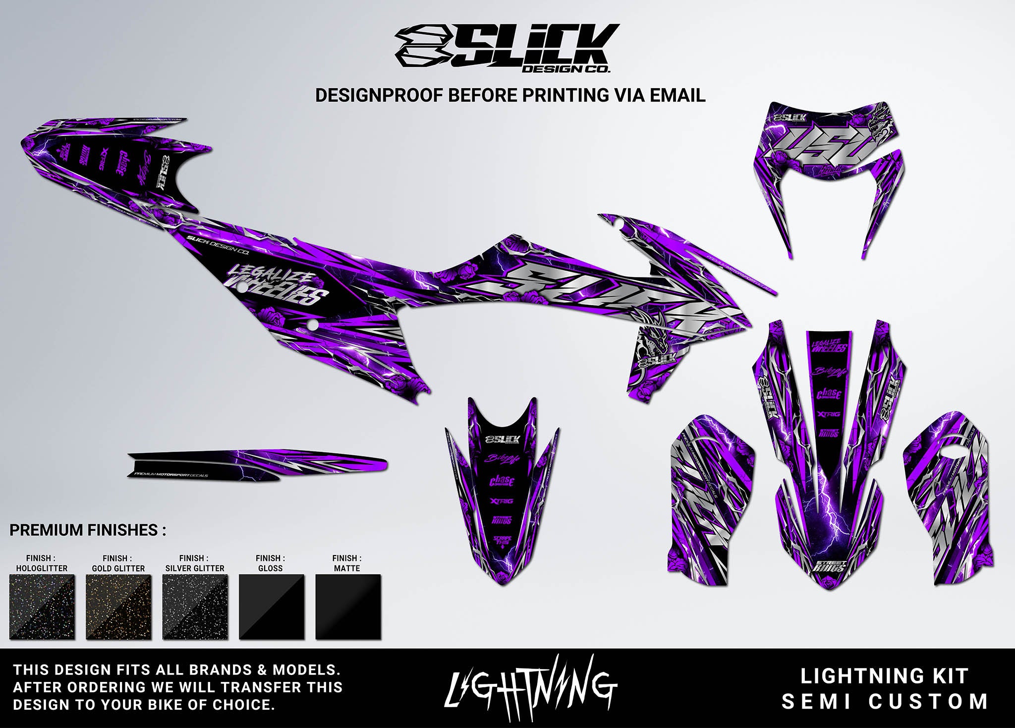 NEW! LIGHTNING - GRAPHICS KIT