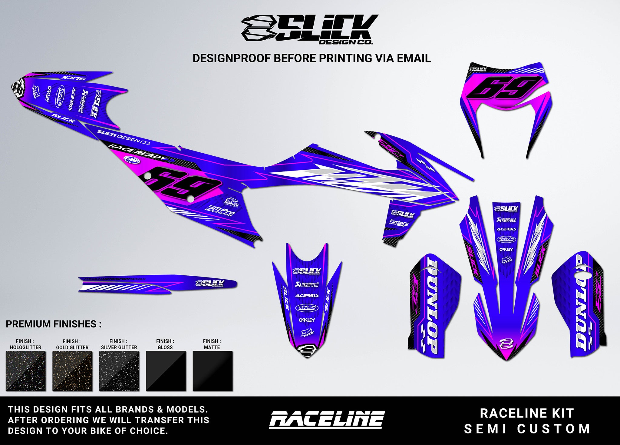 NEW! RACELINE - GRAPHICS KIT
