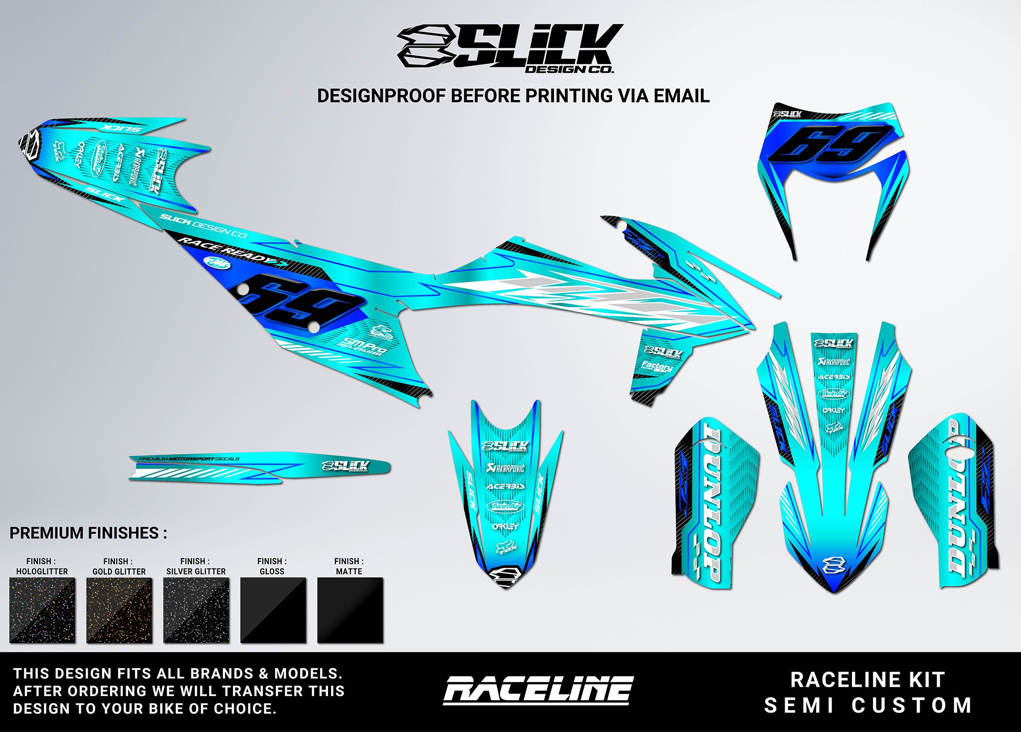 NEW! RACELINE - GRAPHICS KIT