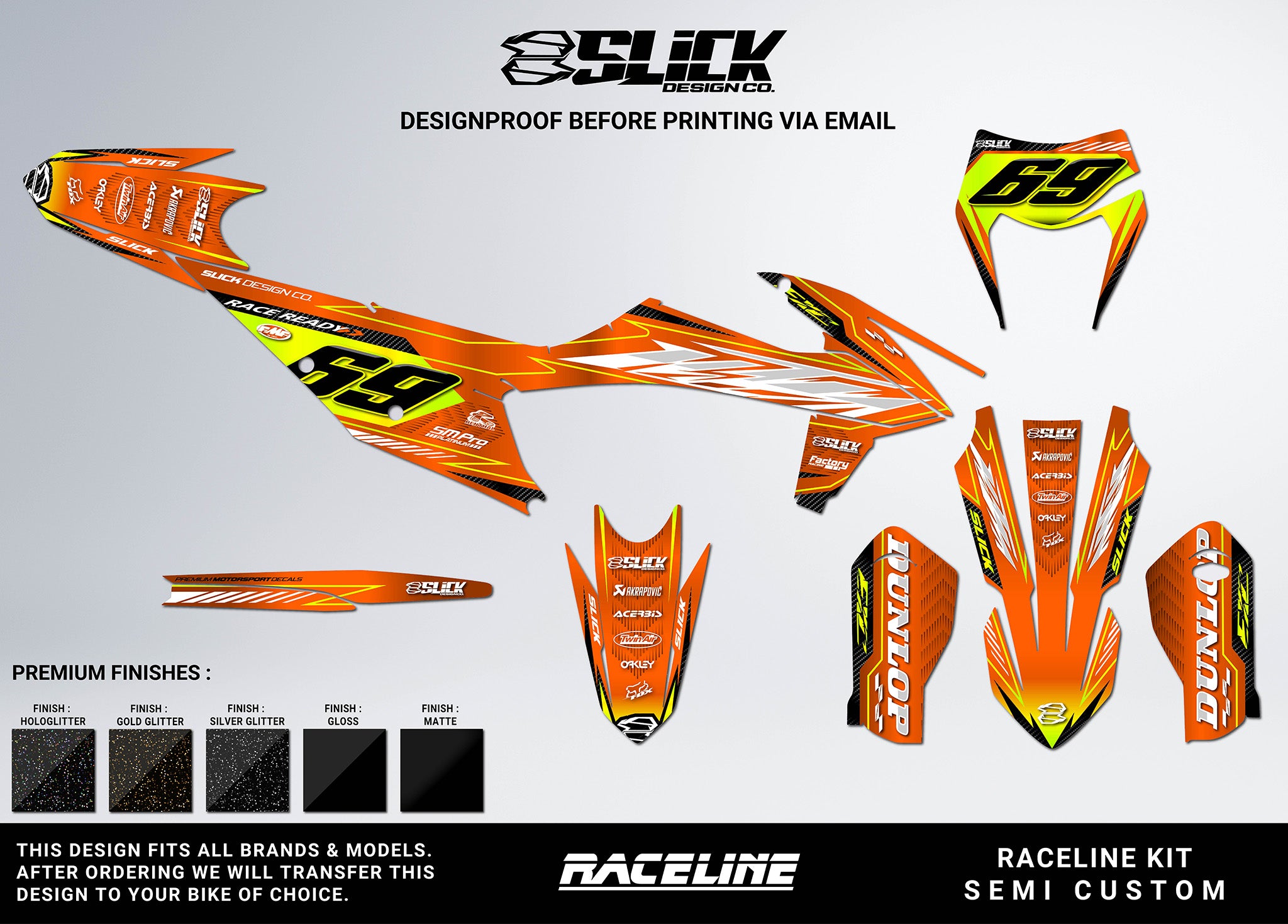 NEW! RACELINE - GRAPHICS KIT