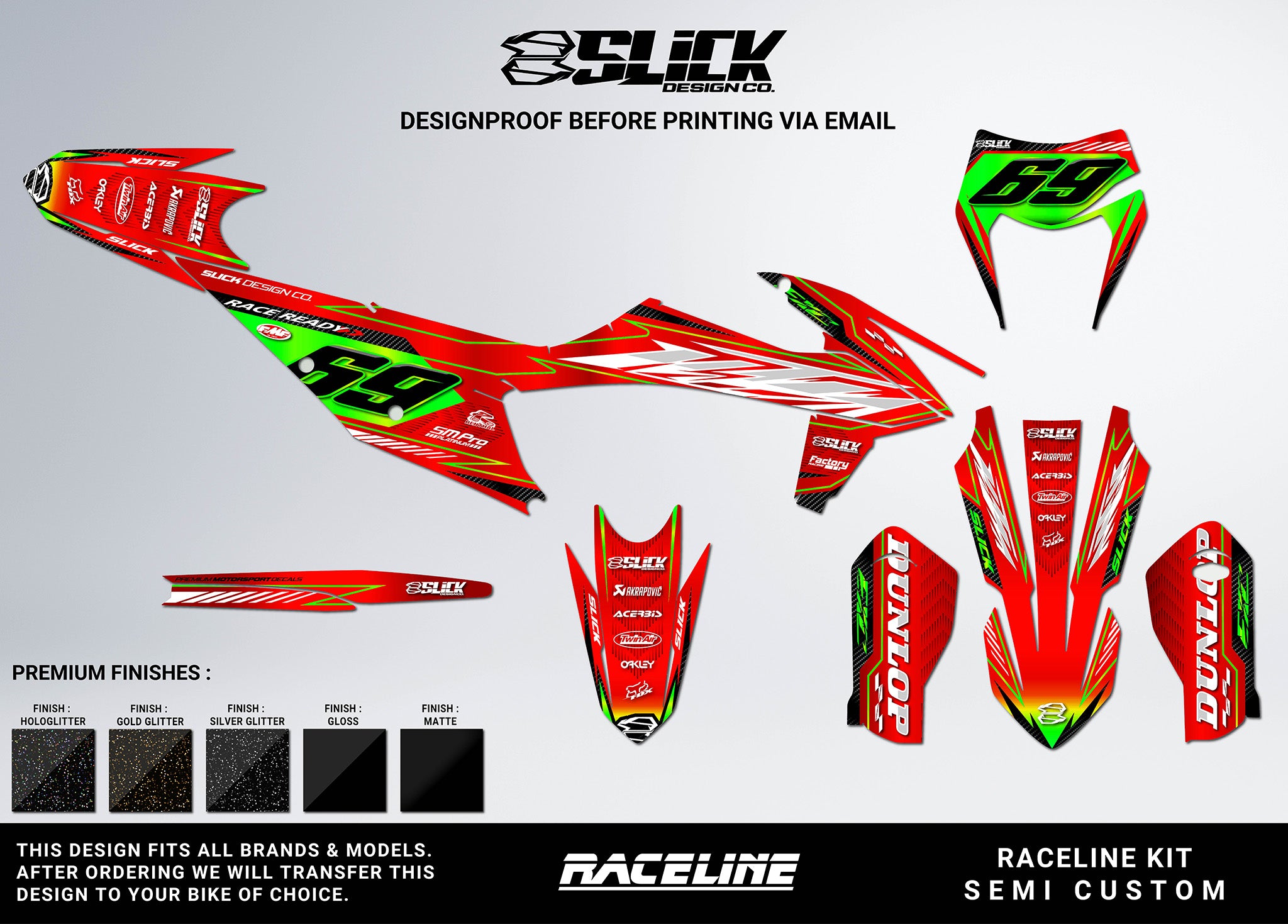NEW! RACELINE - GRAPHICS KIT
