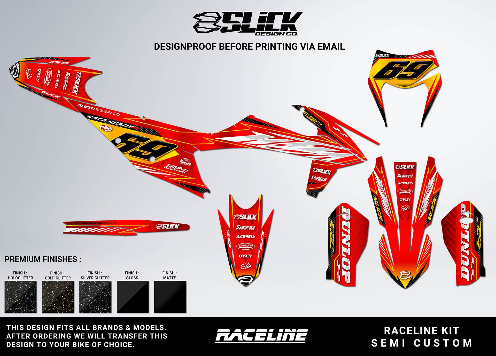 NEW! RACELINE - GRAPHICS KIT