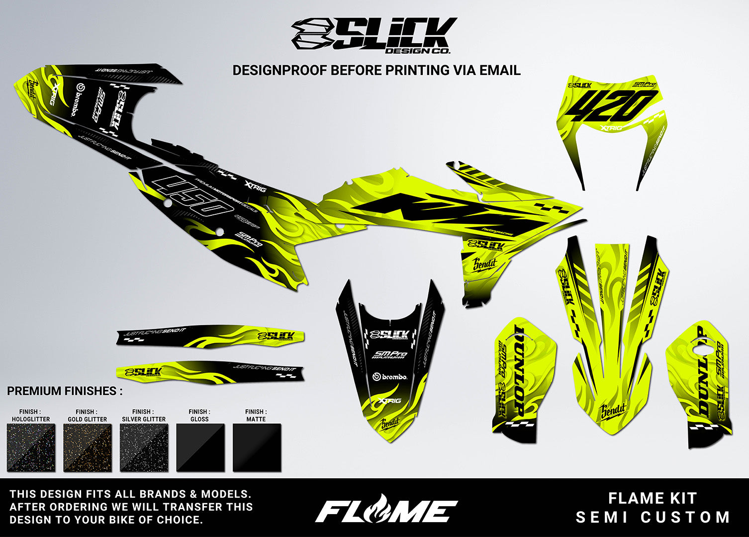 NEW! FLAME - GRAPHICS KIT