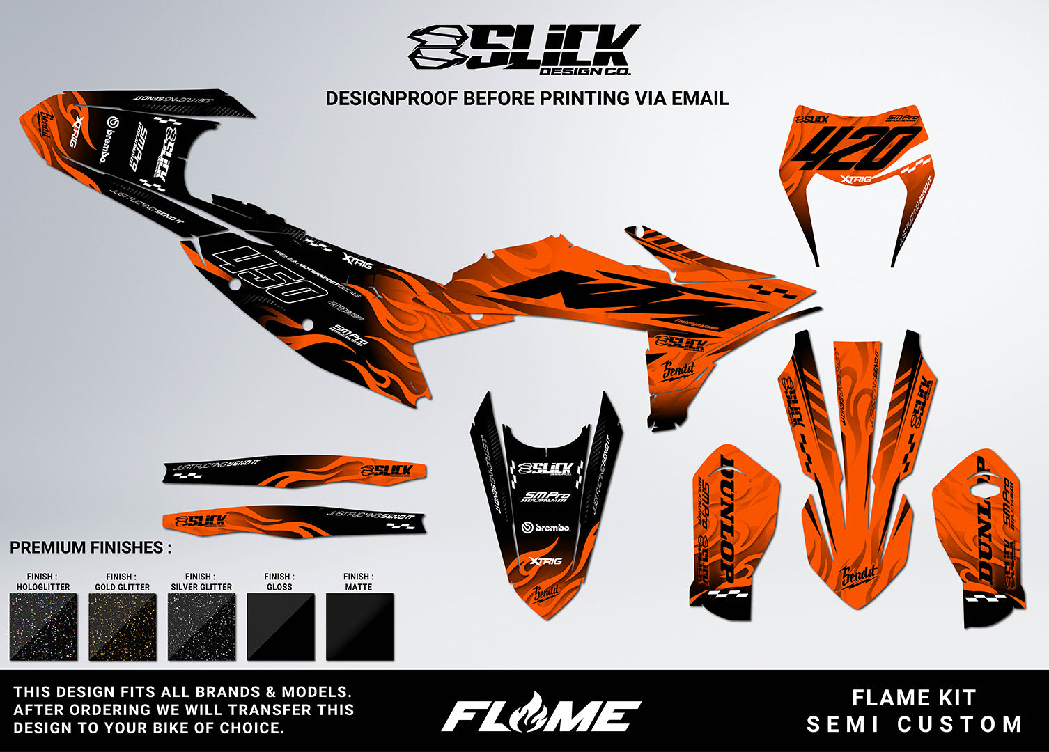 NEW! FLAME - GRAPHICS KIT