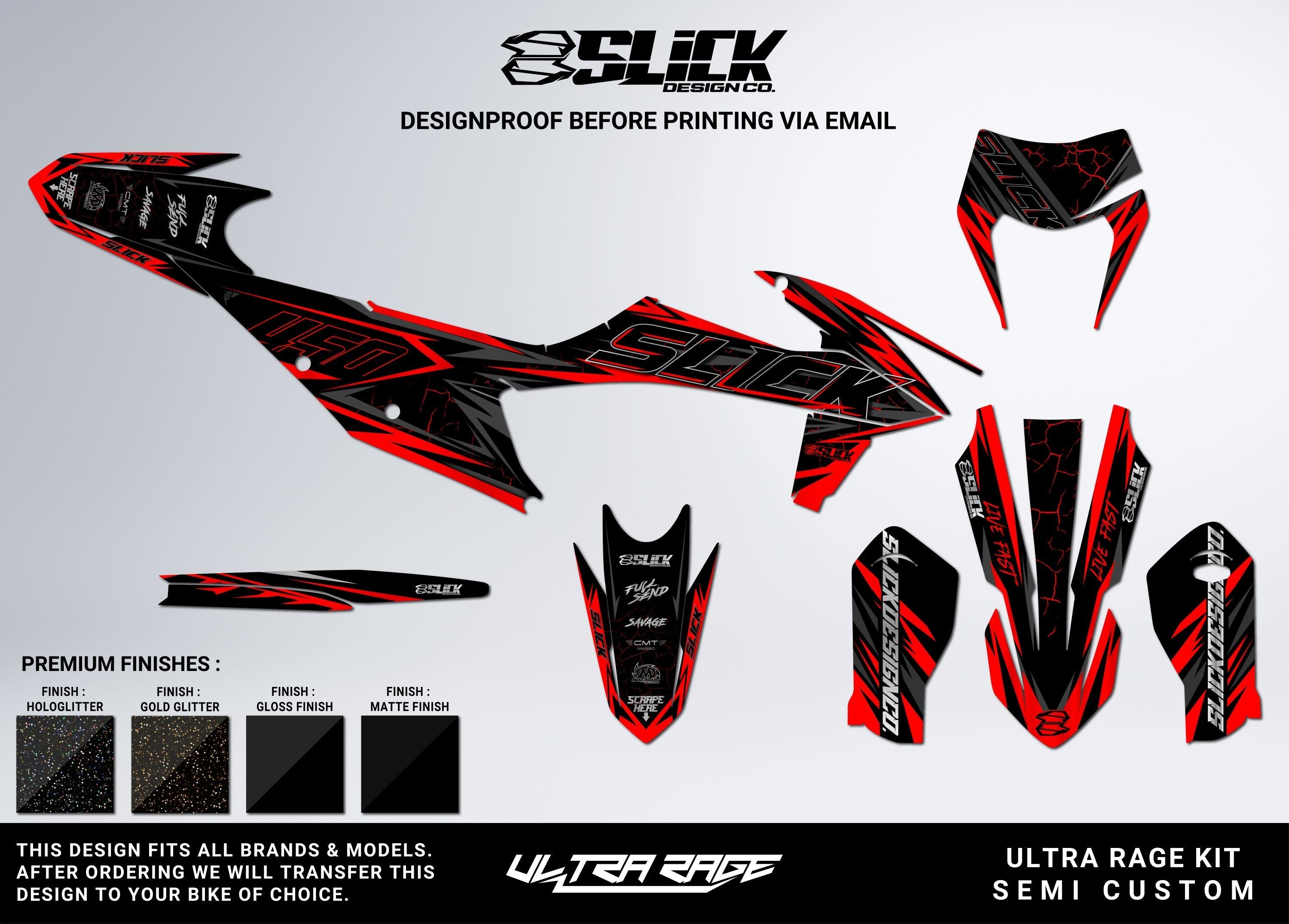 ULTRA RAGE - GRAPHICS KIT – Slick Design Co.