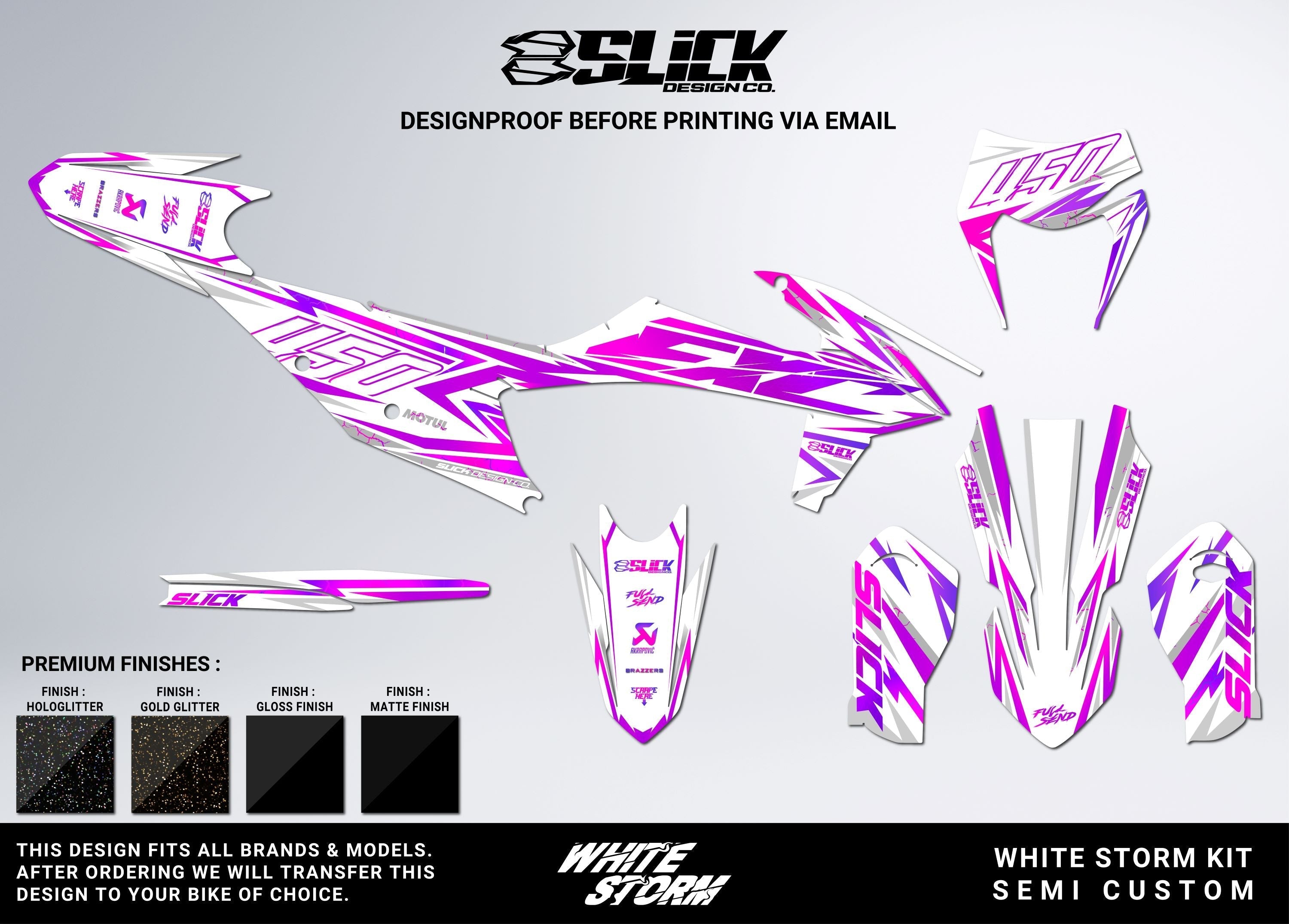 WHITE STORM - KIT GRAFICO