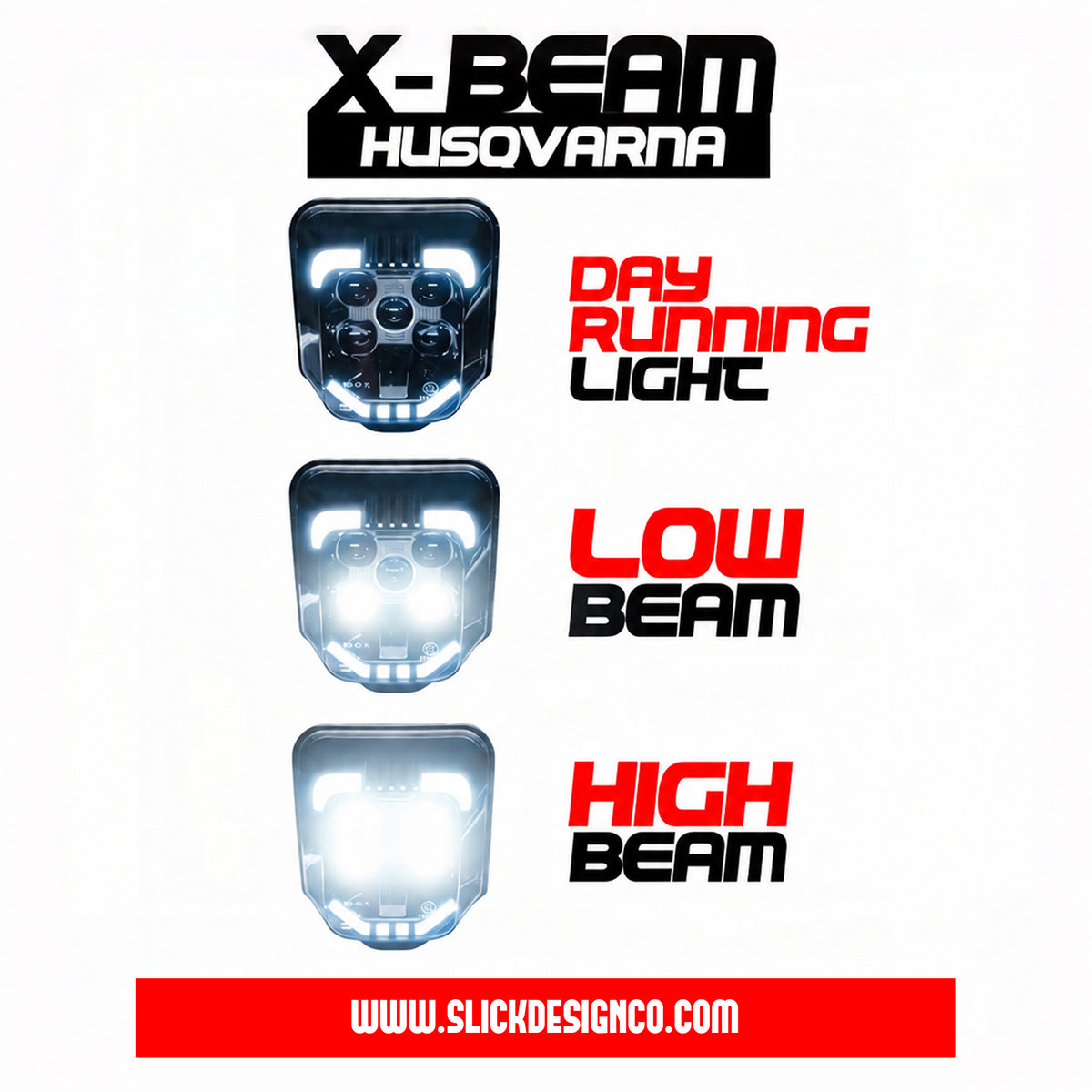 X-Beam HUSQ - E-Marked Headlight