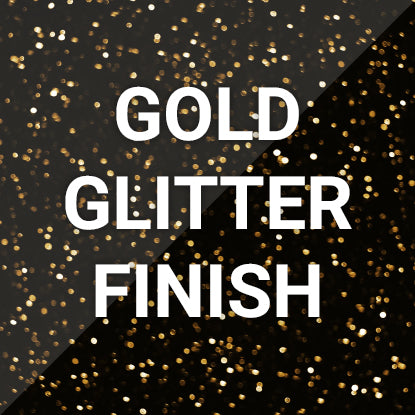 Gold-Glitzer-Finish