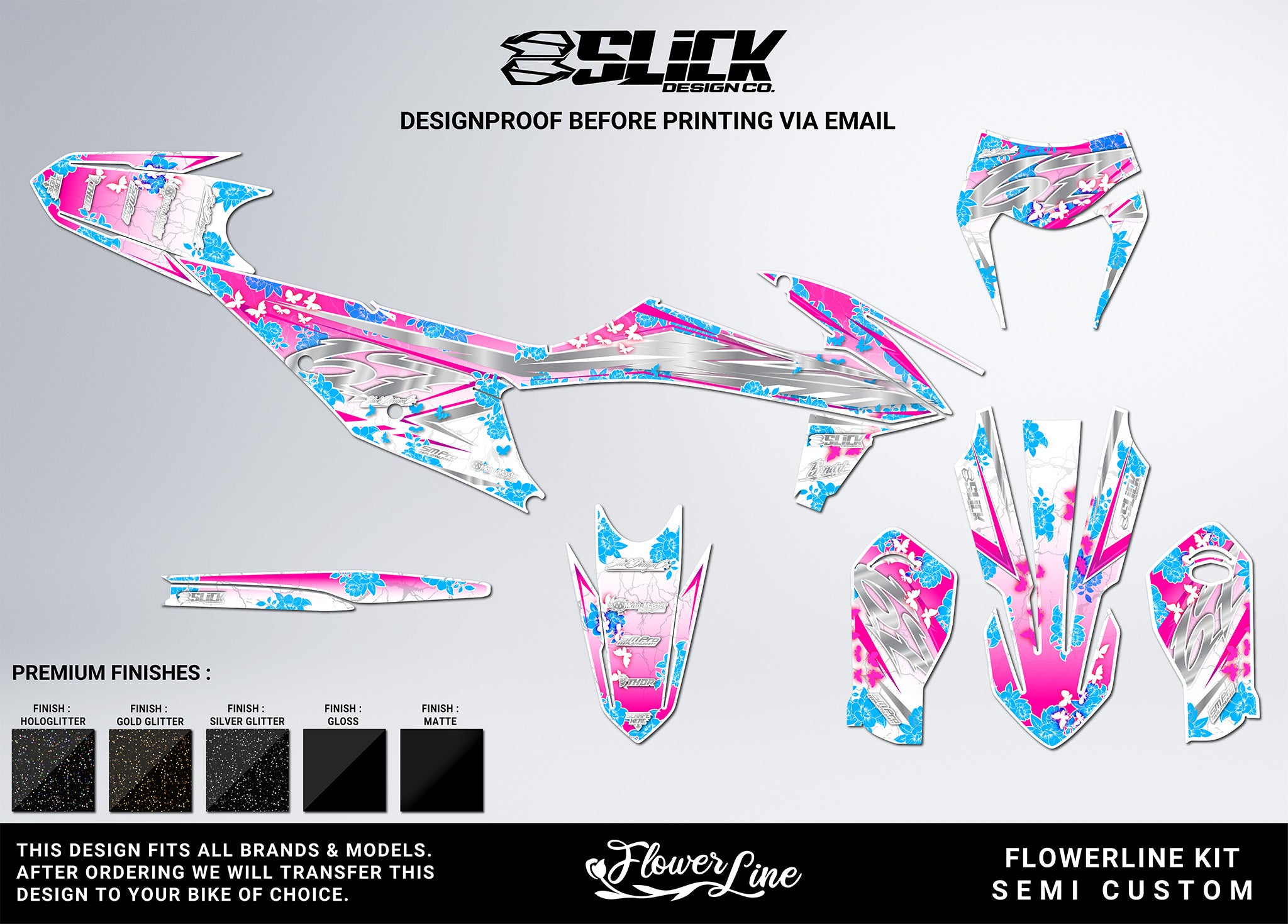 NEW! FLOWERLINE - GRAPHICS KIT
