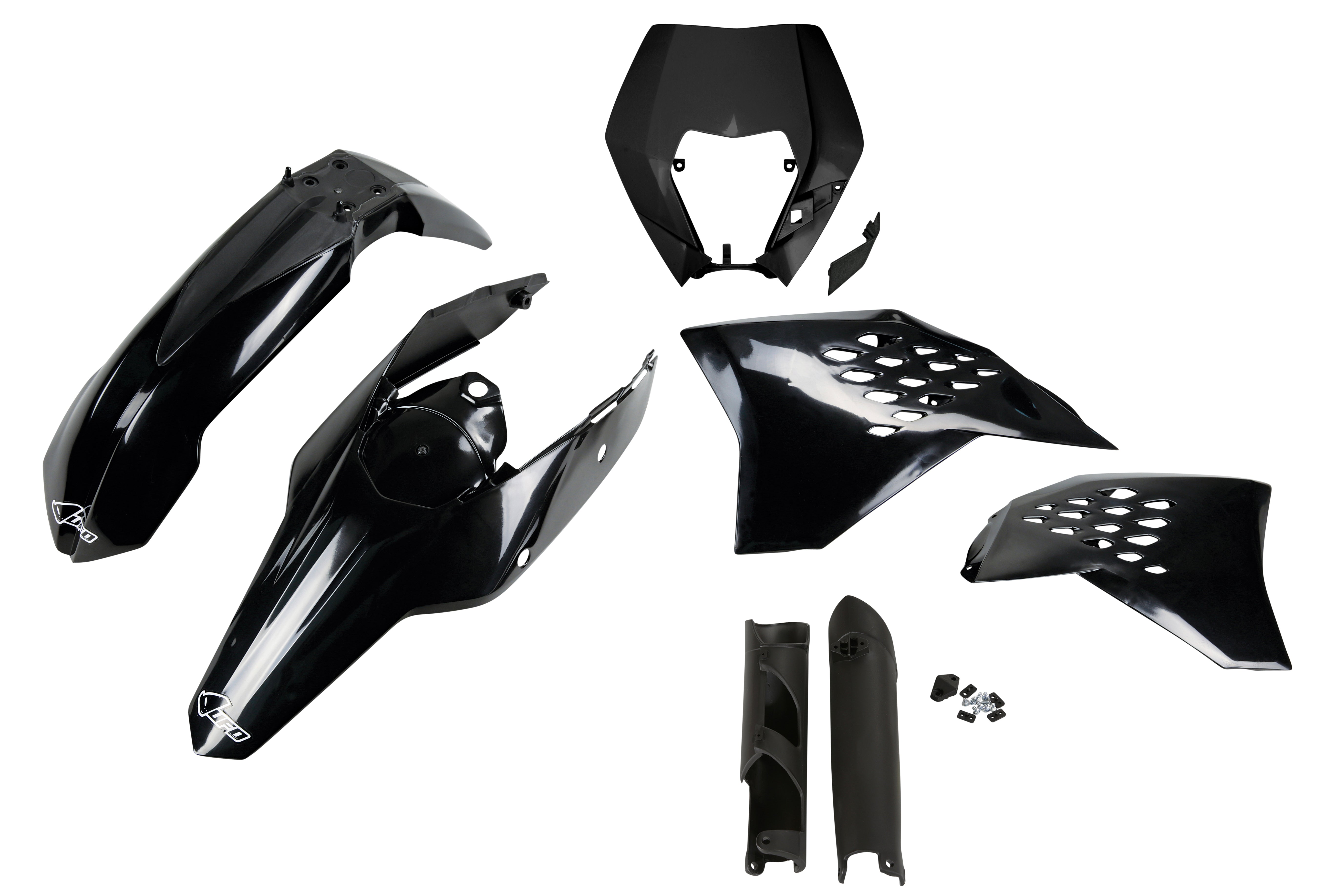 KTM EXC 2008-2011 KIT COMPLETO PLASTICA, Slick Design Co., Kit in plastica