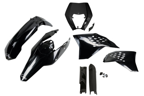 KTM EXC 2008-2011 FULL PLASTIC KIT, Slick Design Co., Plastic Kit
