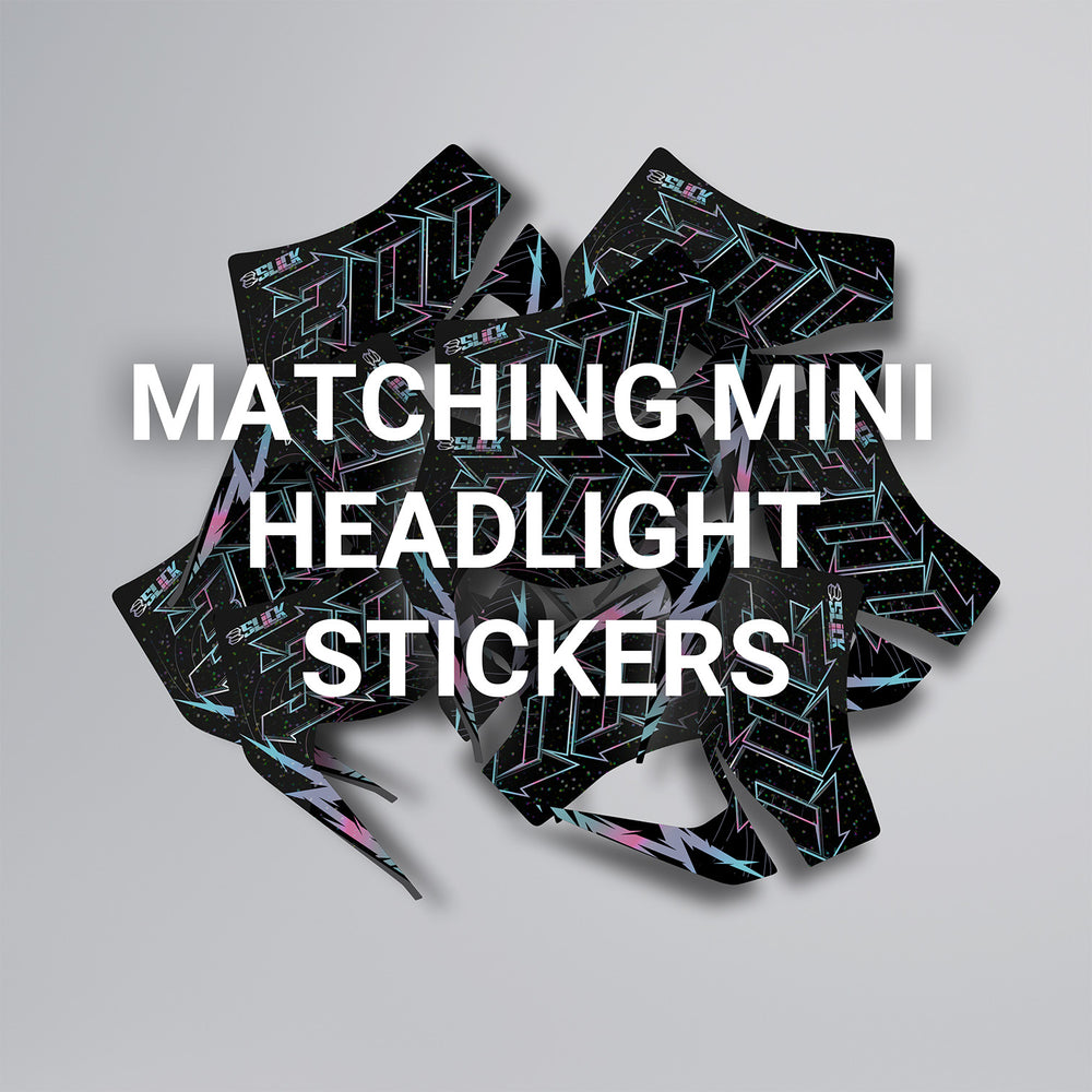 Front Lights Sticker Matching Mini-Headlight Stickers