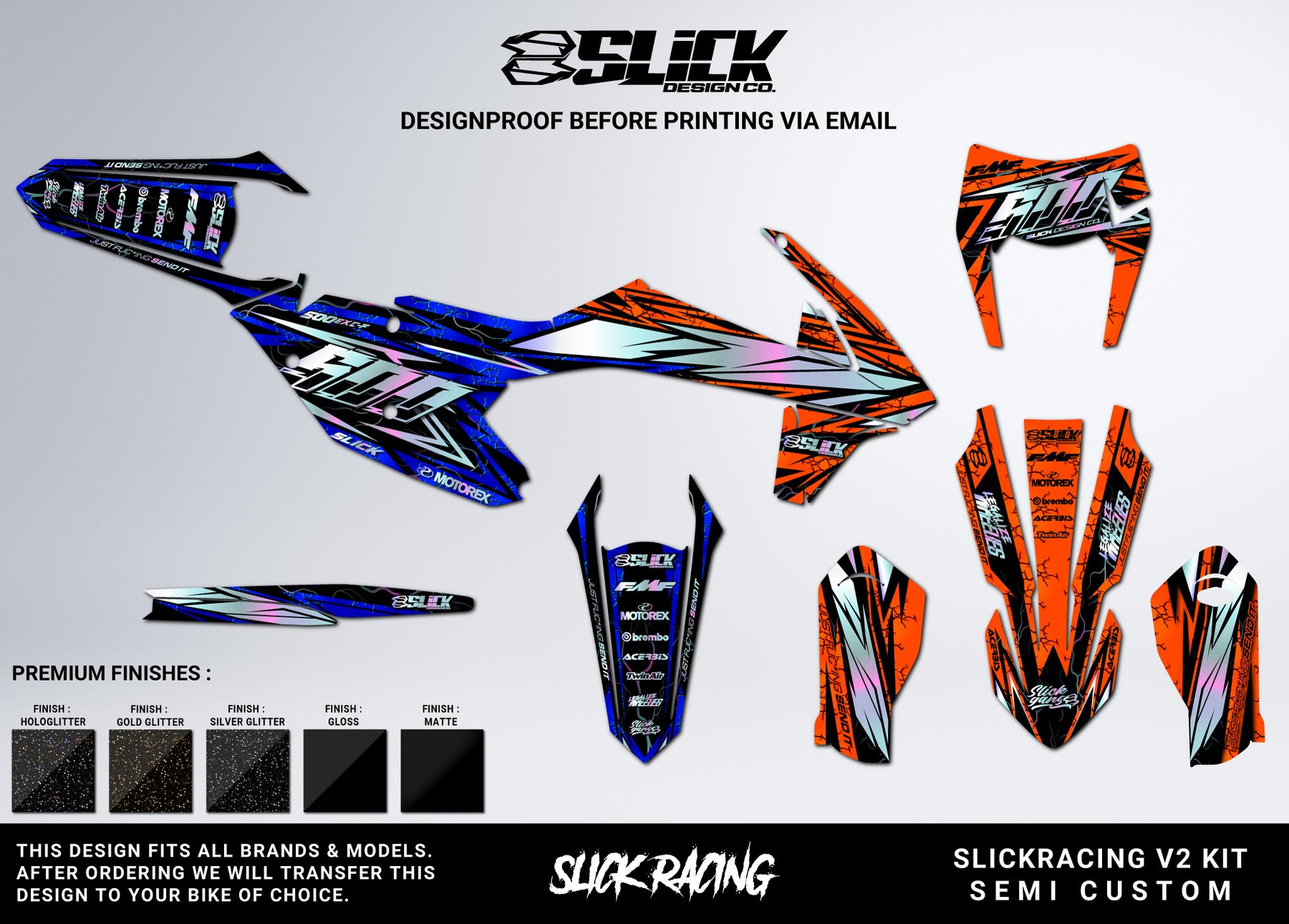 SLICKRACING V2 - GRAPHICS KIT