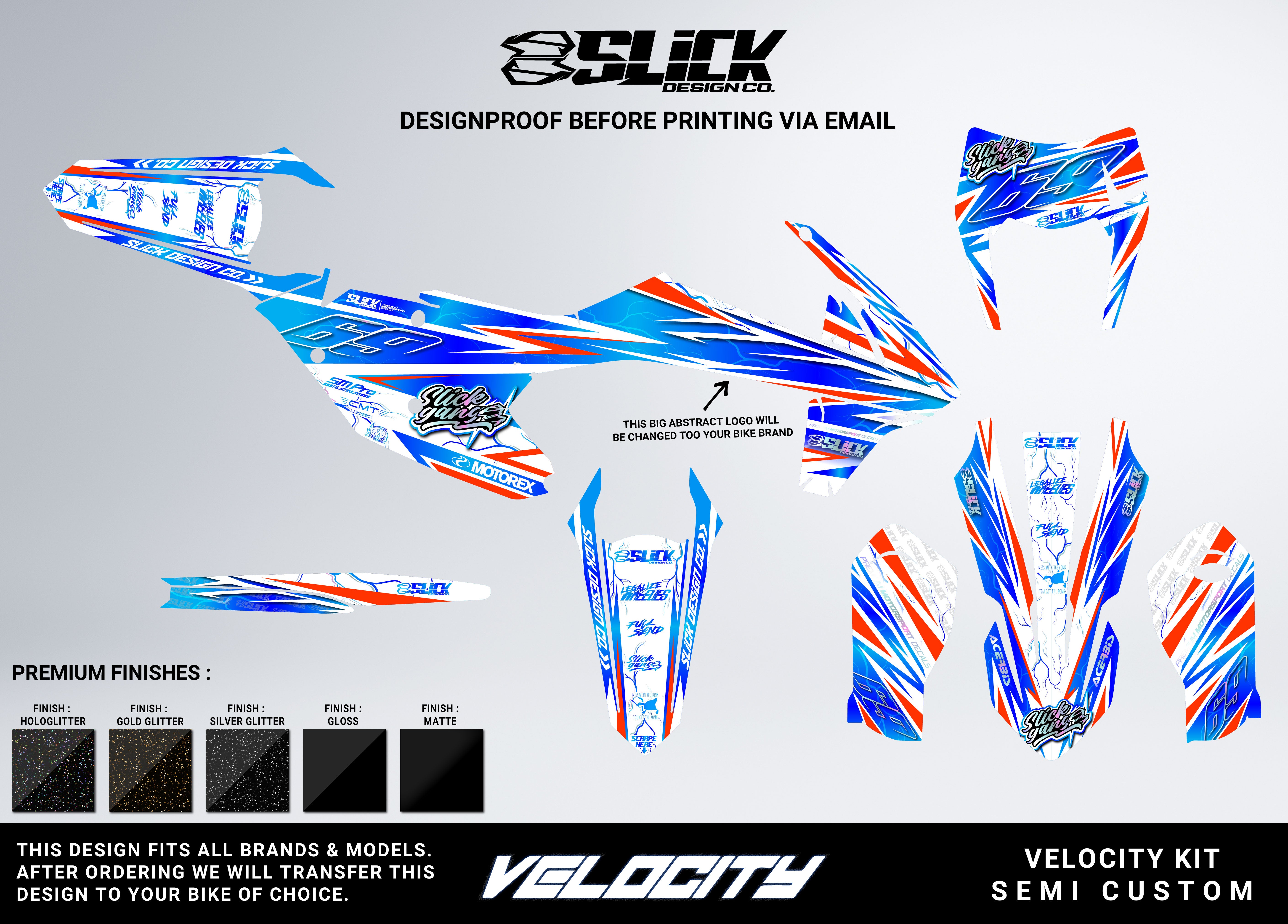 Velocity Graphics VELOCITY - GRAPHICS KIT – Slick Design Co.