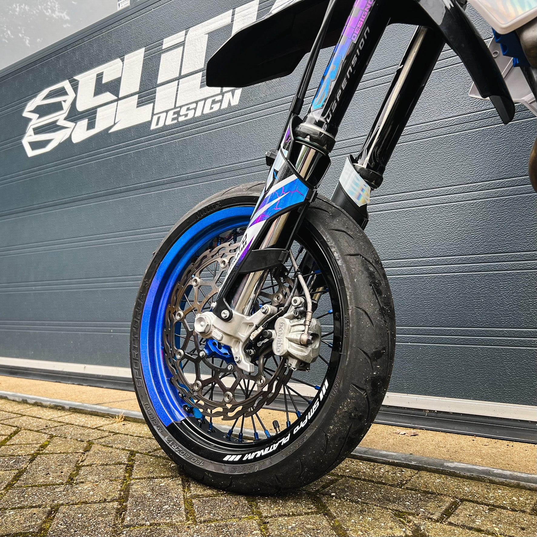 Motor Wheel Graphics 50/50 Supermoto Wheel Graphics – Slick Design Co.