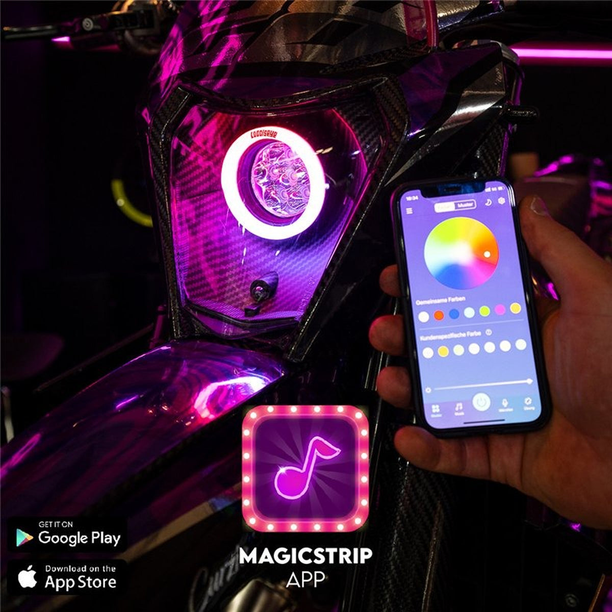 Hex Beam 3.1 V-FACE - RGB Headlight