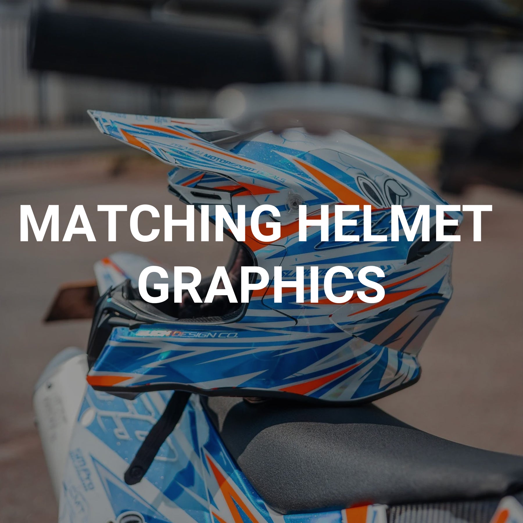 Matching helmet graphics