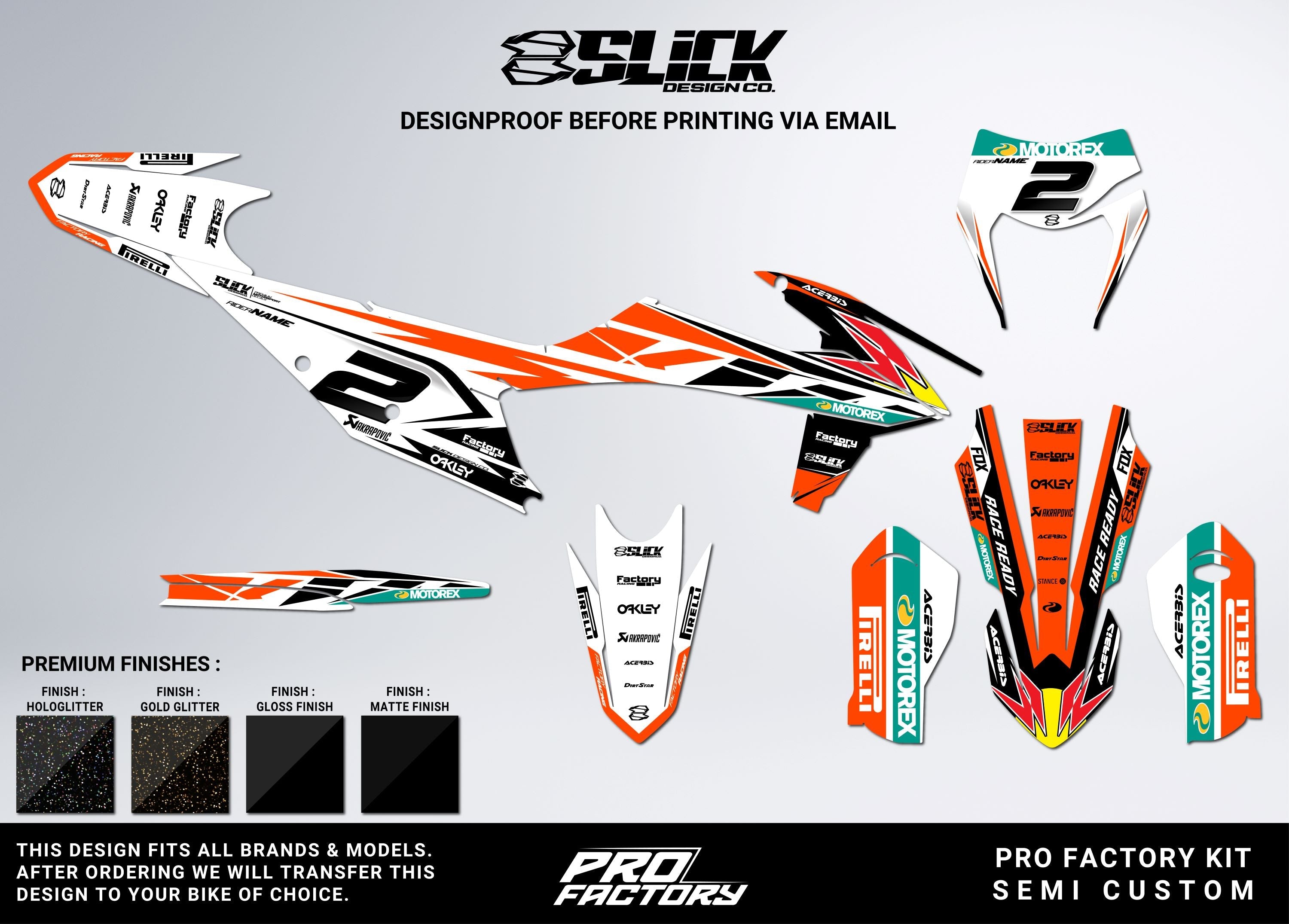 PRO FACTORY - KIT GRAFICO